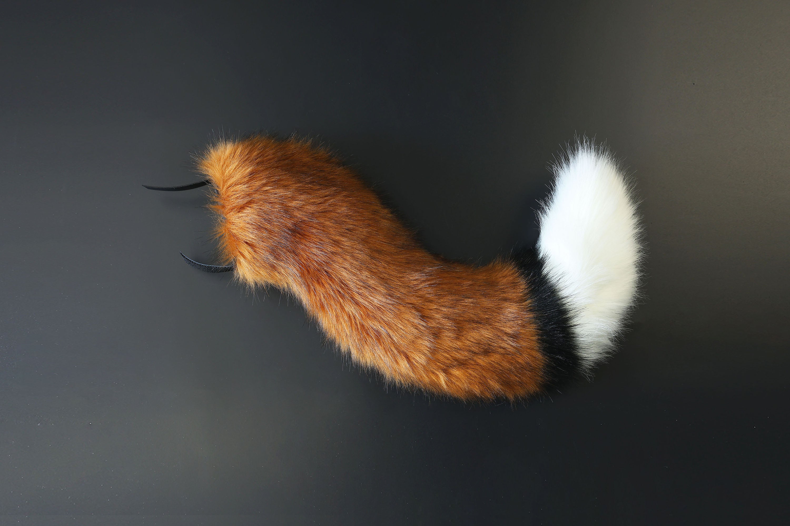 Hyper motion red fox tail sleeve for silicone core tail hypermotion tail covers super motion wolf tail covers fox therian tail wolf kemonomimi