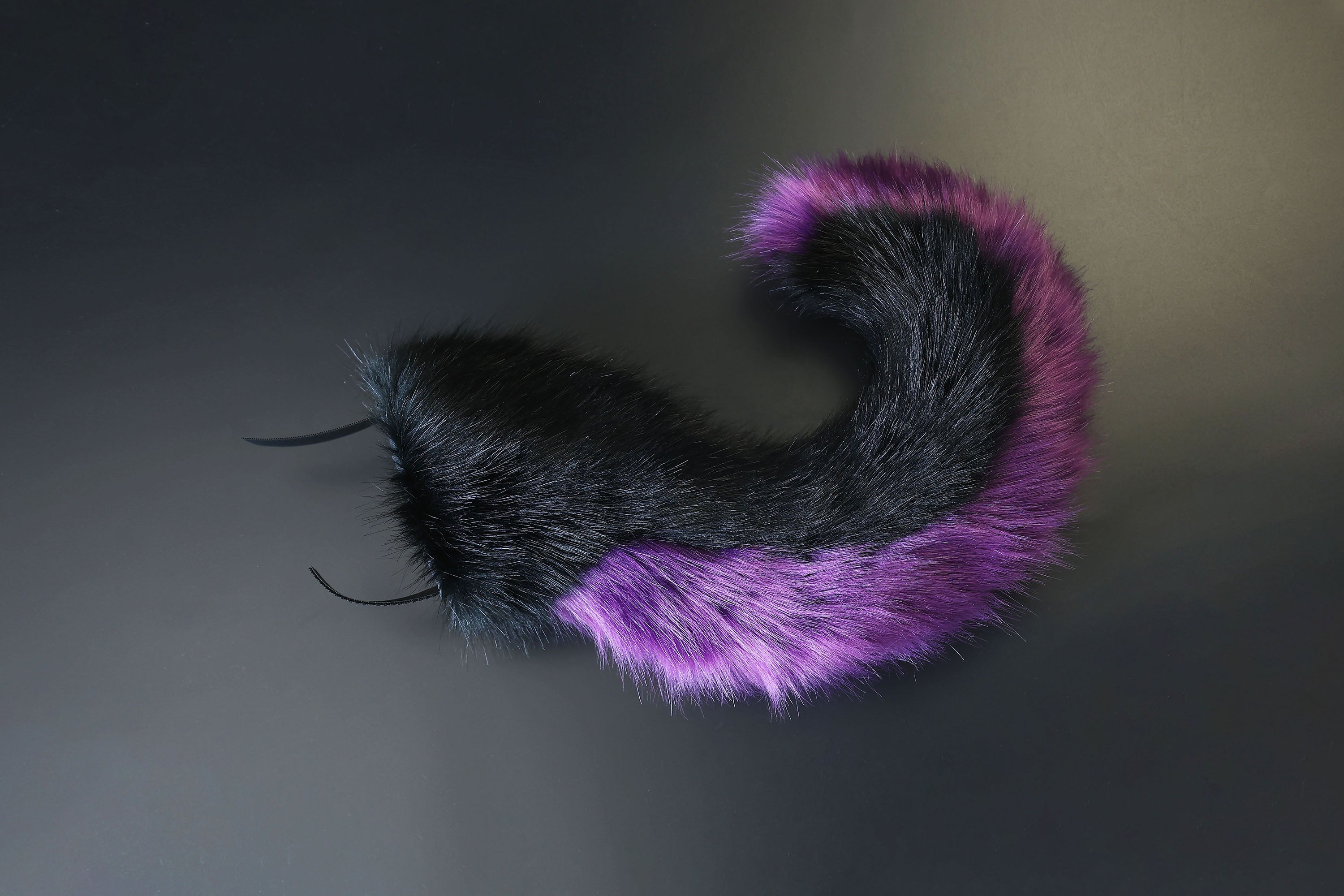 Hyper motion tail sleeve for silicone core base black purple dog hypermotion tail covers super motion tail covers therian pup kemonomimi
