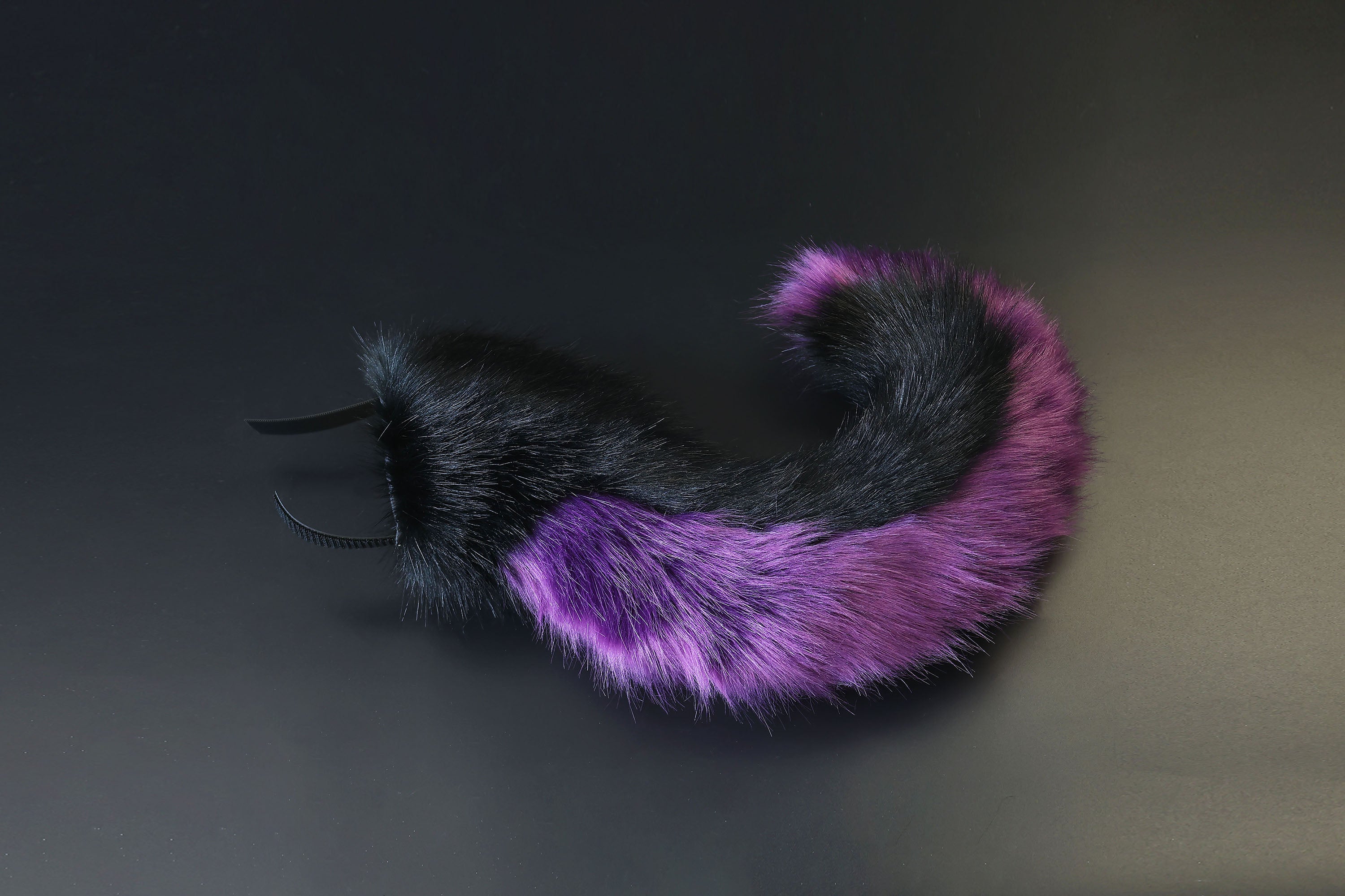 Hyper motion tail sleeve for silicone core base black purple dog hypermotion tail covers super motion tail covers therian pup kemonomimi