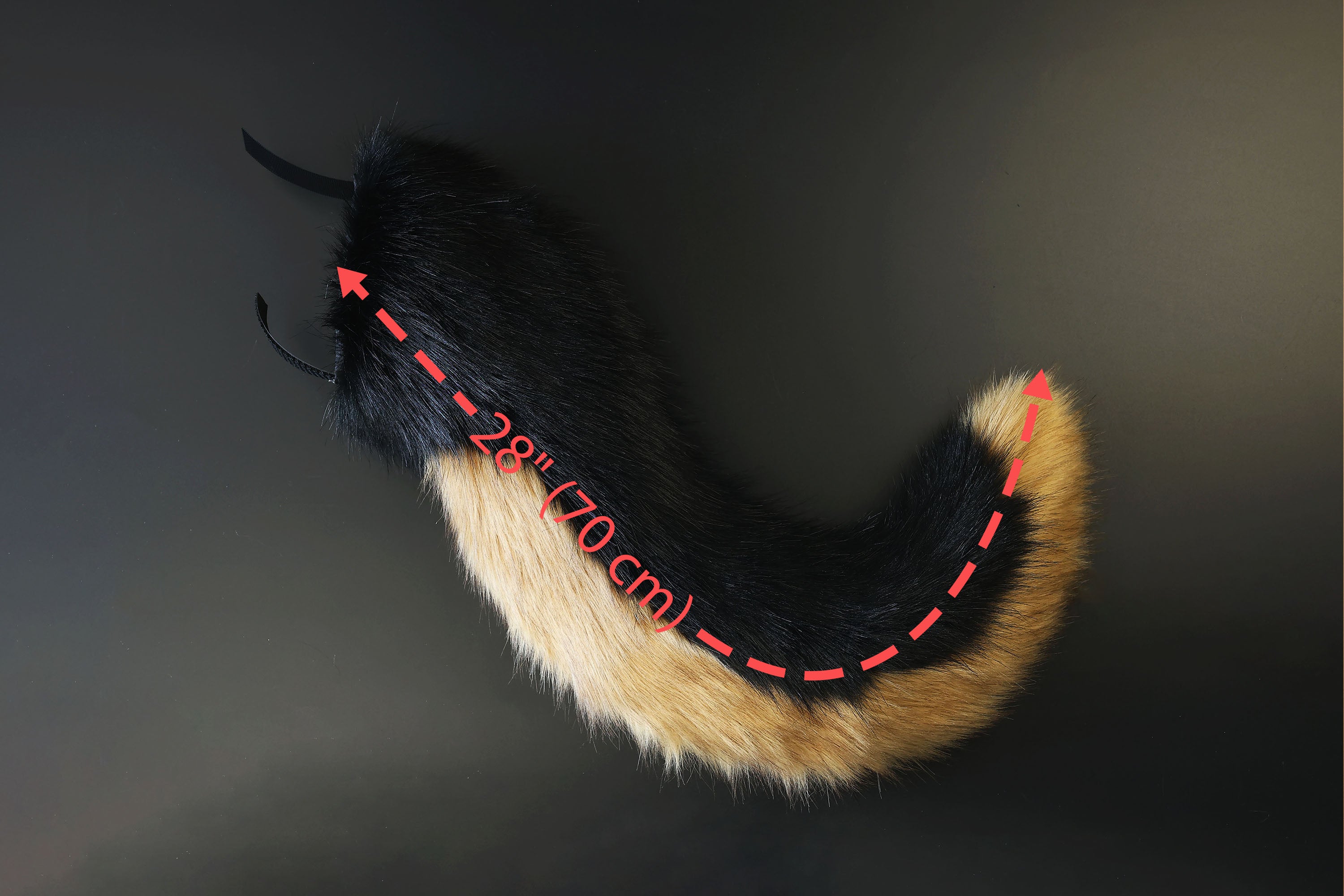 German shepherd dog tail sleeve for silicone core hypermotion tail covers alsatian wolf dog super motion tail covers wolf therian kemonomimi