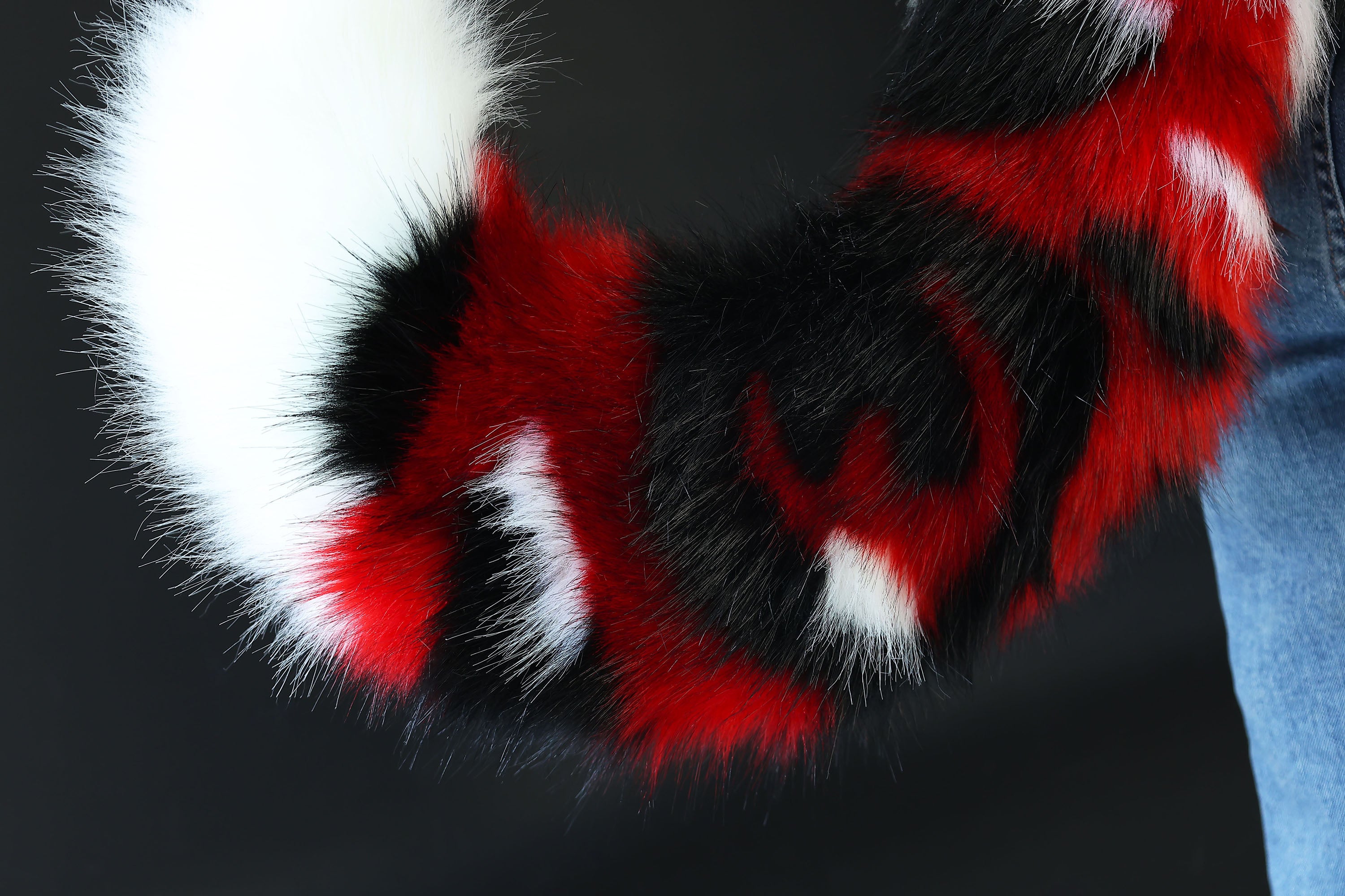 Calico red hyper motion tail sleeve for silicone core tail base dog hypermotion tail covers super motion tail covers therian puppy kemonomimi