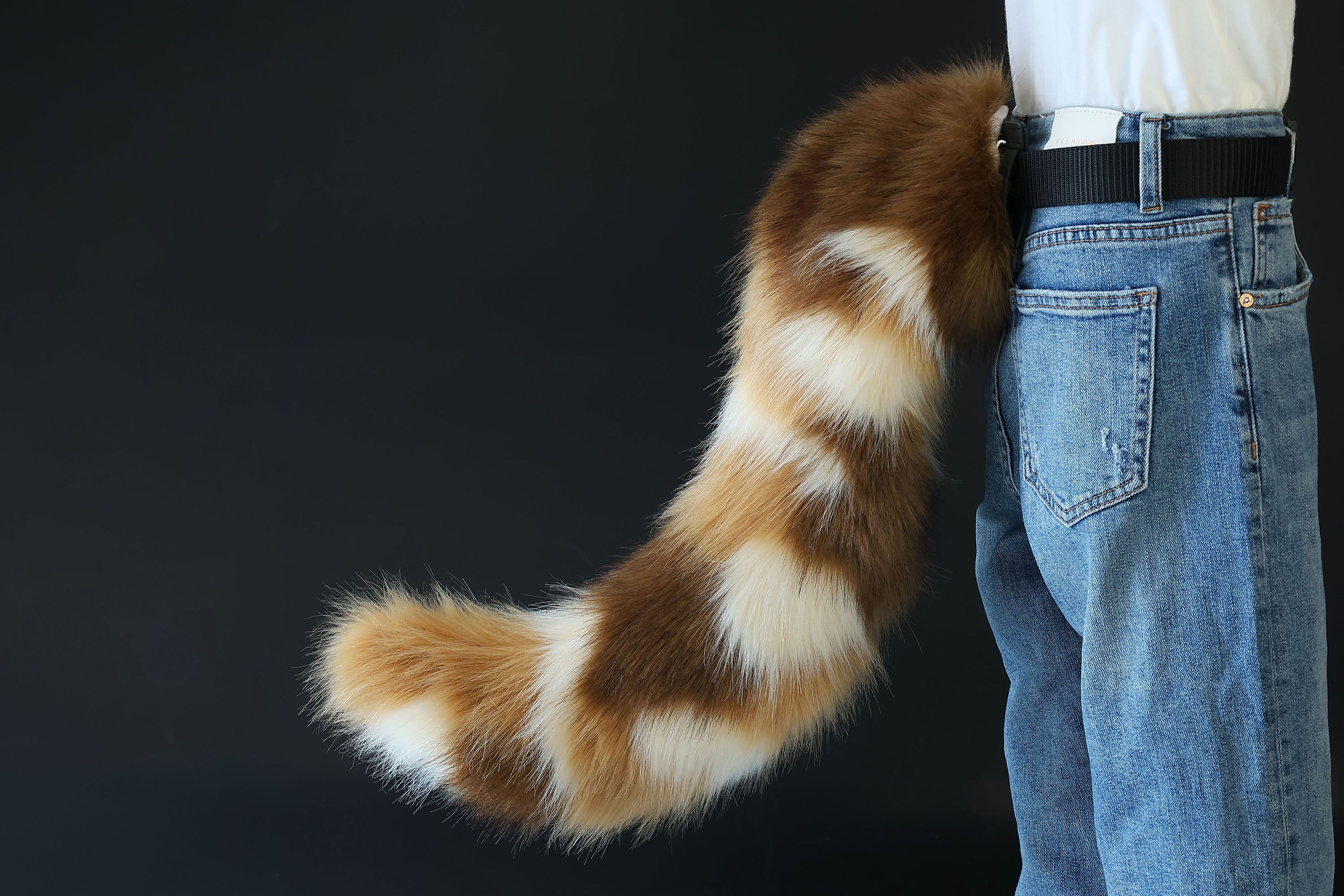 Calico hyper motion tail sleeve for silicone core tail dog hypermotion tail covers cat super motion tail covers therian puppy kemonomimi