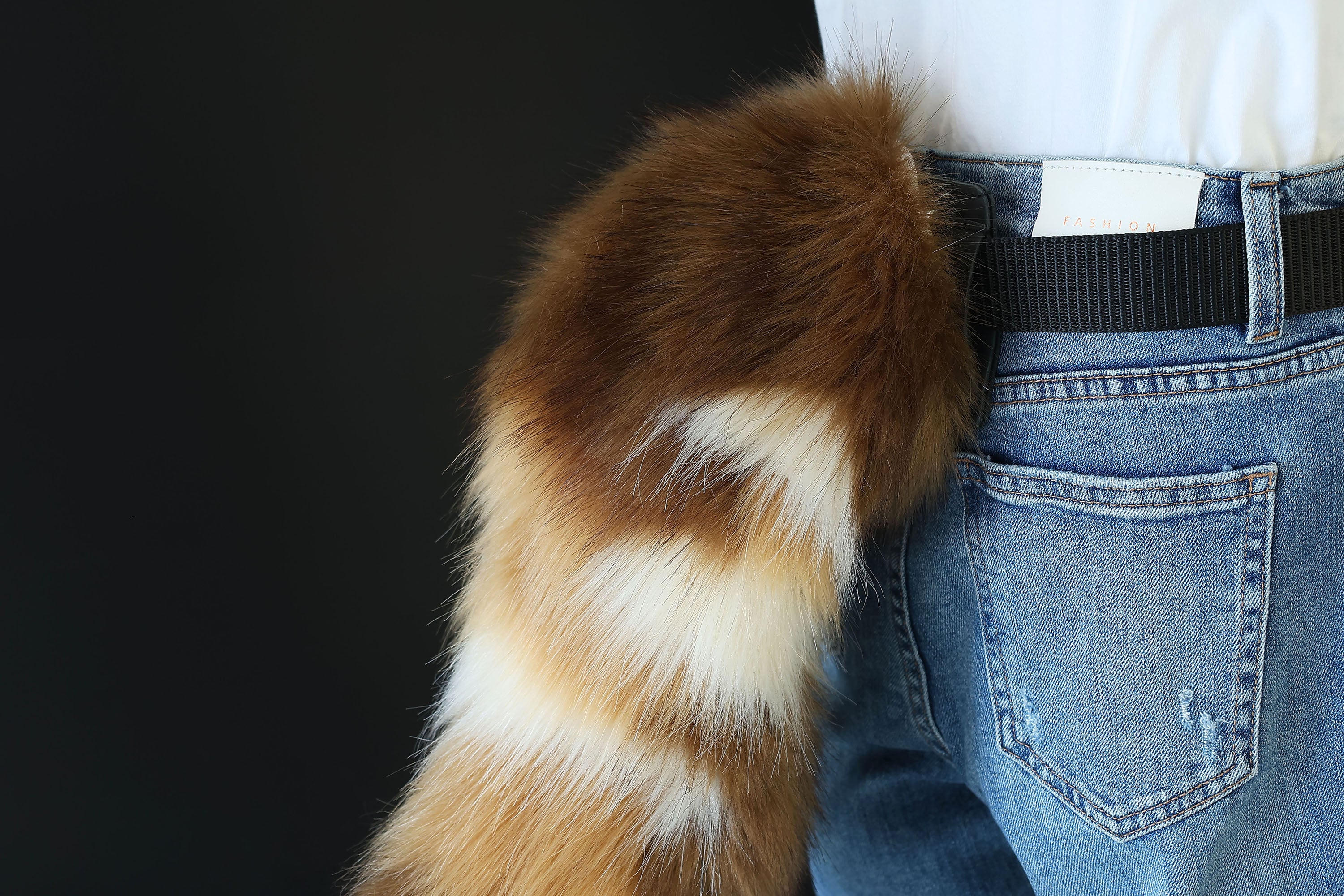 Calico hyper motion tail sleeve for silicone core tail dog hypermotion tail covers cat super motion tail covers therian puppy kemonomimi