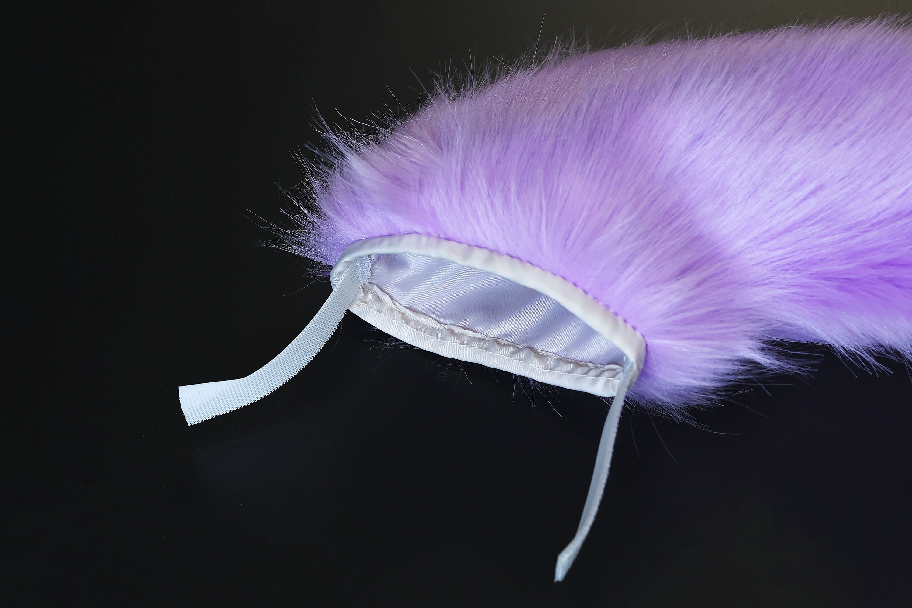 Purple fox hyper motion tail sleeve wolf hypermotion tail covers super motion wolf tail covers fox therian  cat tail sleeve kemonomimi kitten
