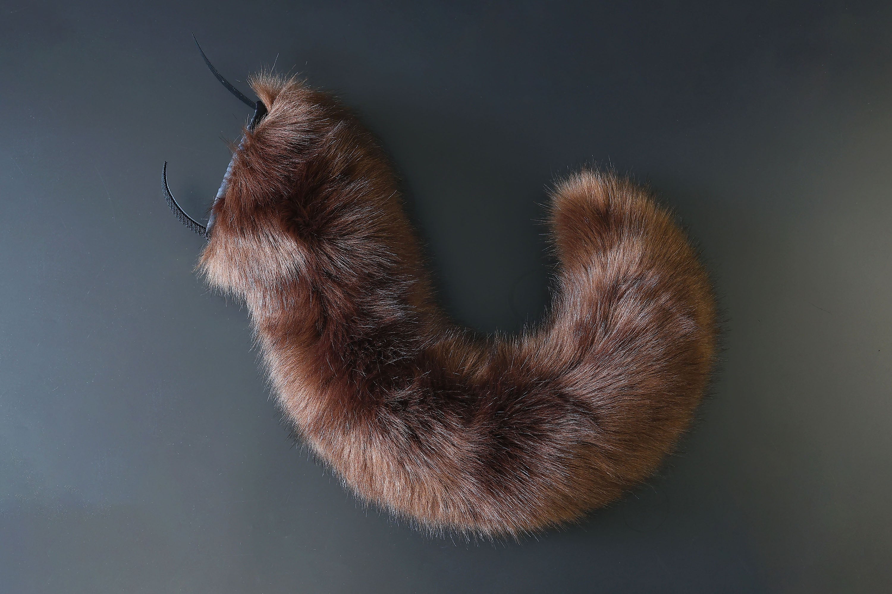 Brown hyper motion tail sleeve for silicone tail dog hypermotion tail covers super motion tail covers puppy therian tail sleeves kemonomimi