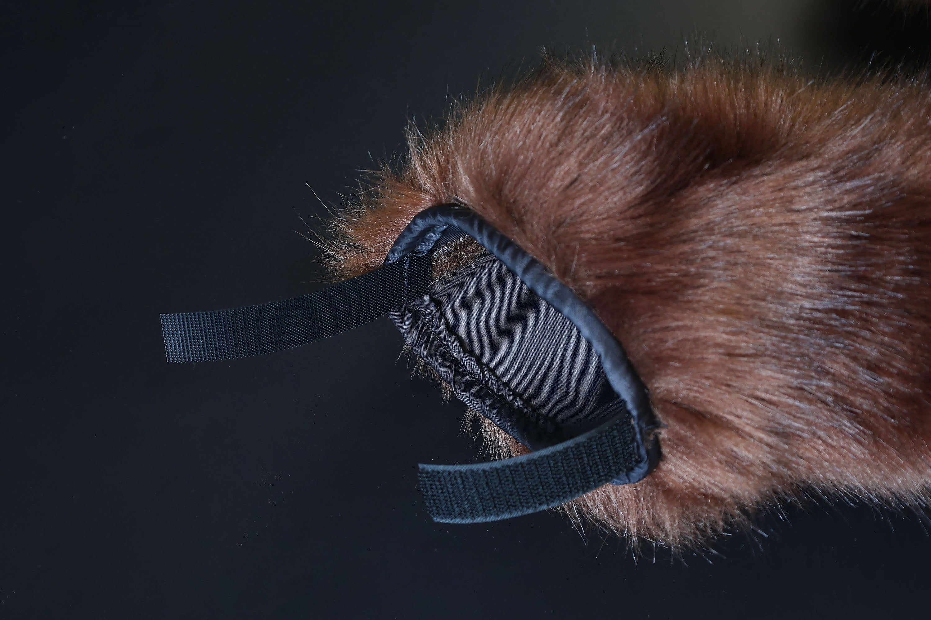 Brown hyper motion tail sleeve for silicone tail dog hypermotion tail covers super motion tail covers puppy therian tail sleeves kemonomimi