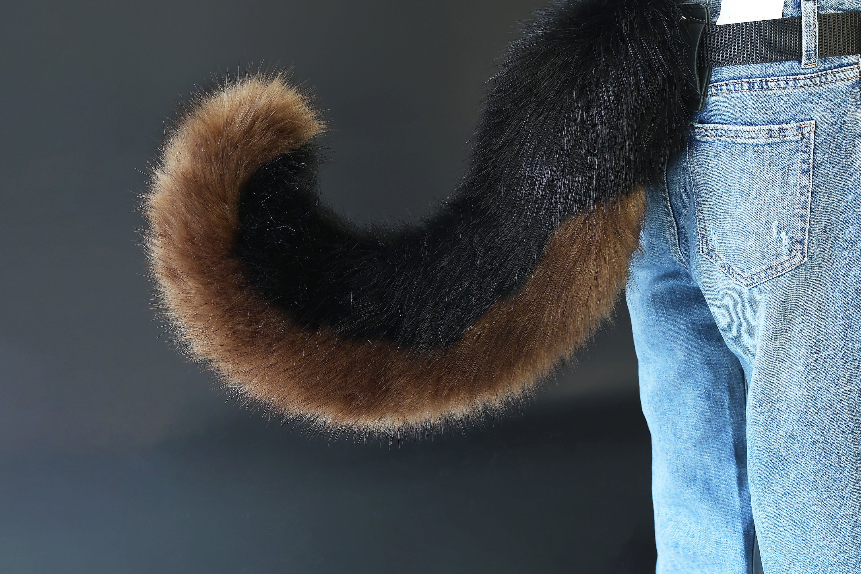 Hyper motion tail sleeve for silicone tail black brown dog hypermotion tail covers super motion tail covers puppy therian tail kemonomimi