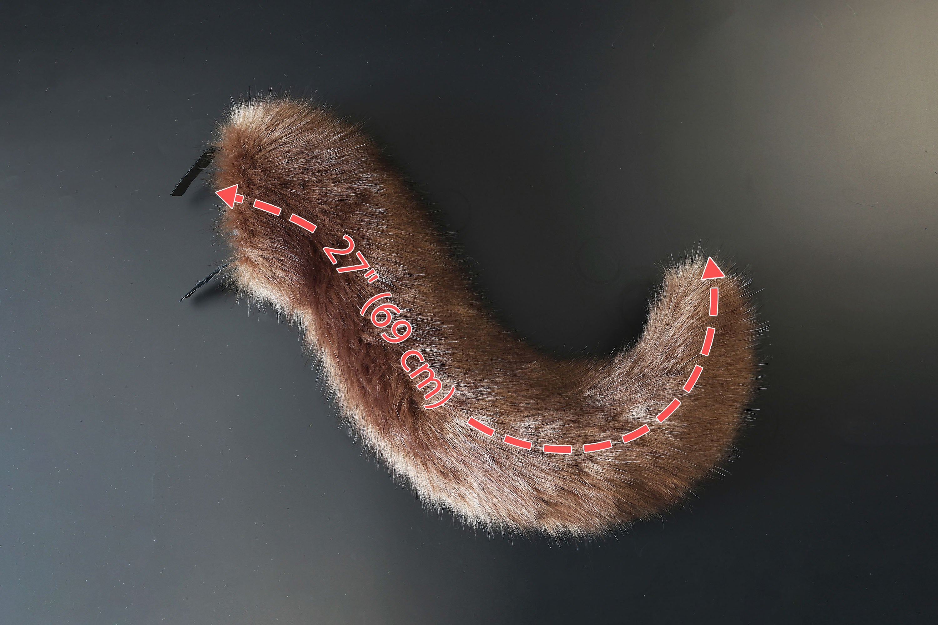 Brown fox hyper motion tail sleeve wolf hypermotion tail covers super motion wolf tail covers fox therian  cat tail sleeve kemonomimi kitten