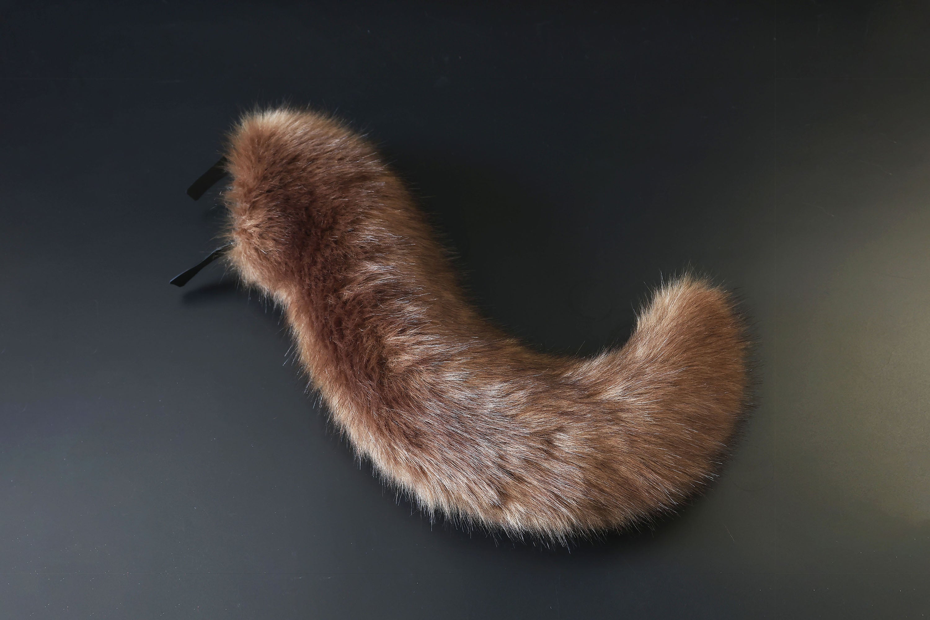 Brown fox hyper motion tail sleeve wolf hypermotion tail covers super motion wolf tail covers fox therian  cat tail sleeve kemonomimi kitten