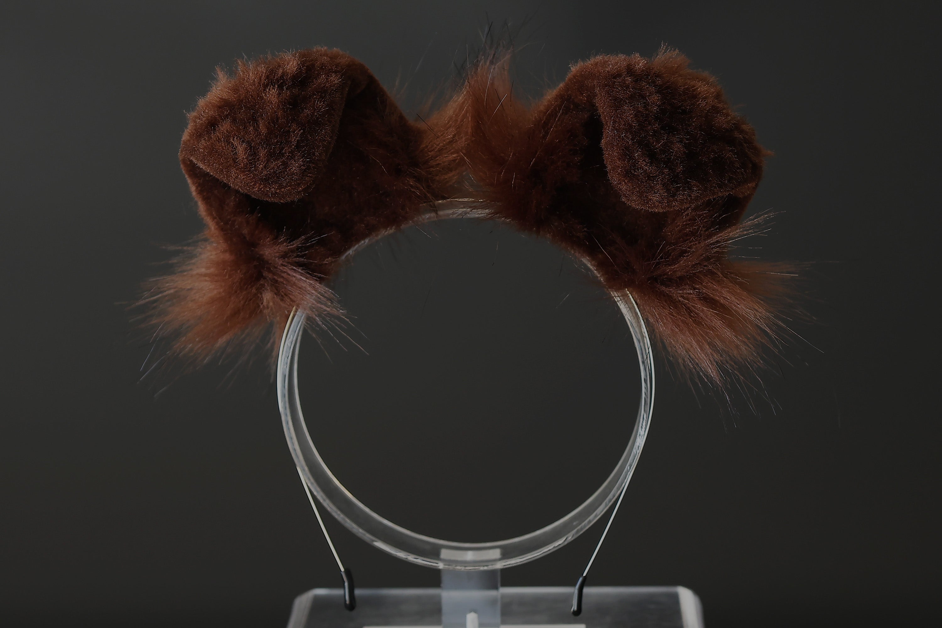 Brown faux fur puppy ear and tail plug realistic white with black tip fake fur furry shiba Inu dog tail and ears anime cosplay shepherd dog kemonomimi puppy play dog therian