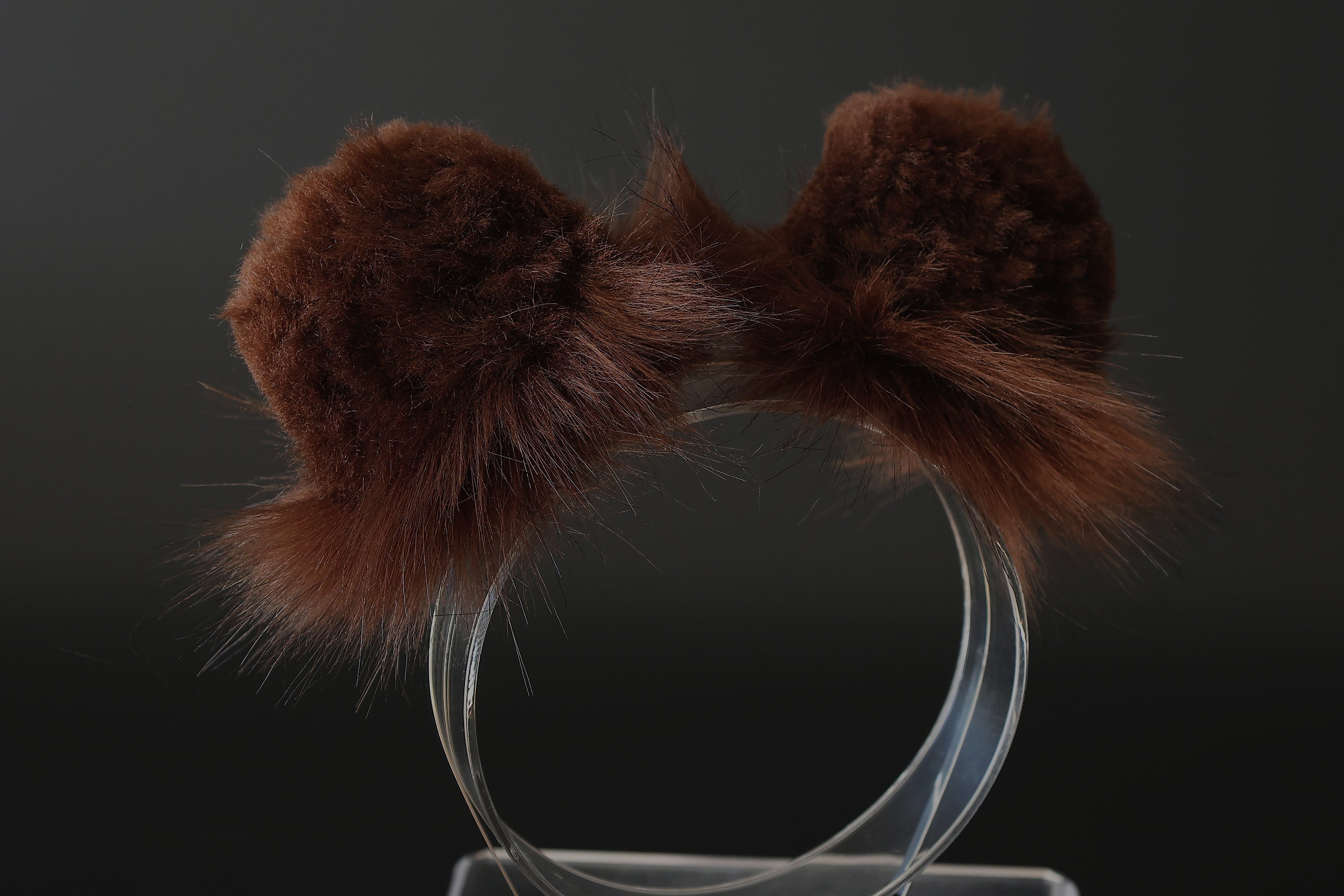 Brown faux fur puppy ear and tail plug realistic white with black tip fake fur furry shiba Inu dog tail and ears anime cosplay shepherd dog kemonomimi puppy play dog therian