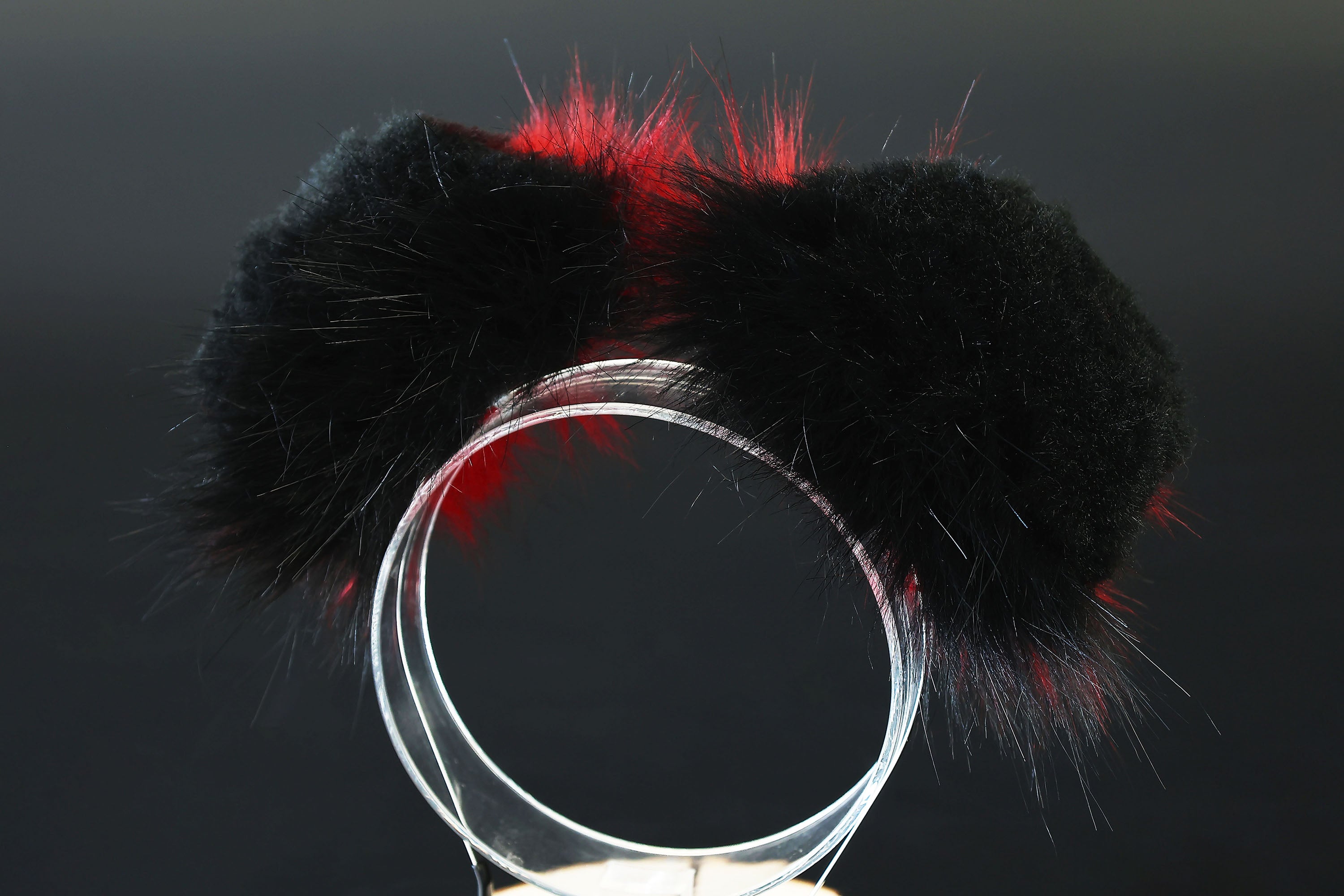 Red black puppy ear and tail plug set kemonomimi Shepherd dog ear and tail plug set Shiba Inu dog ear and tail butt plug set cosplay petplay puppy play
