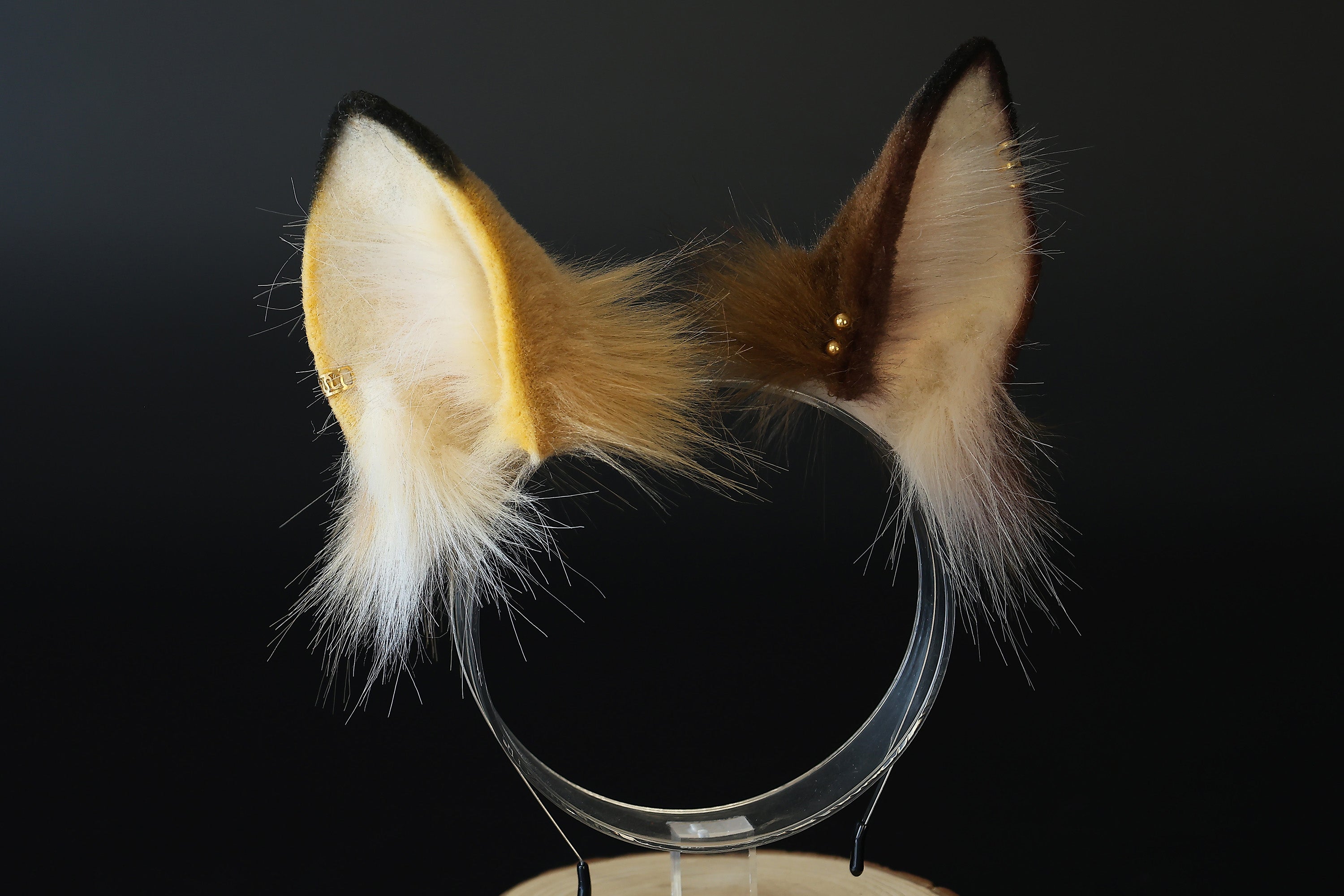 faux fur fluffy calico cat tail and ear splicing kitten tail and ear anime cosplay therian fox ear and tail wolf tail and ear dog puppy kemonomimi