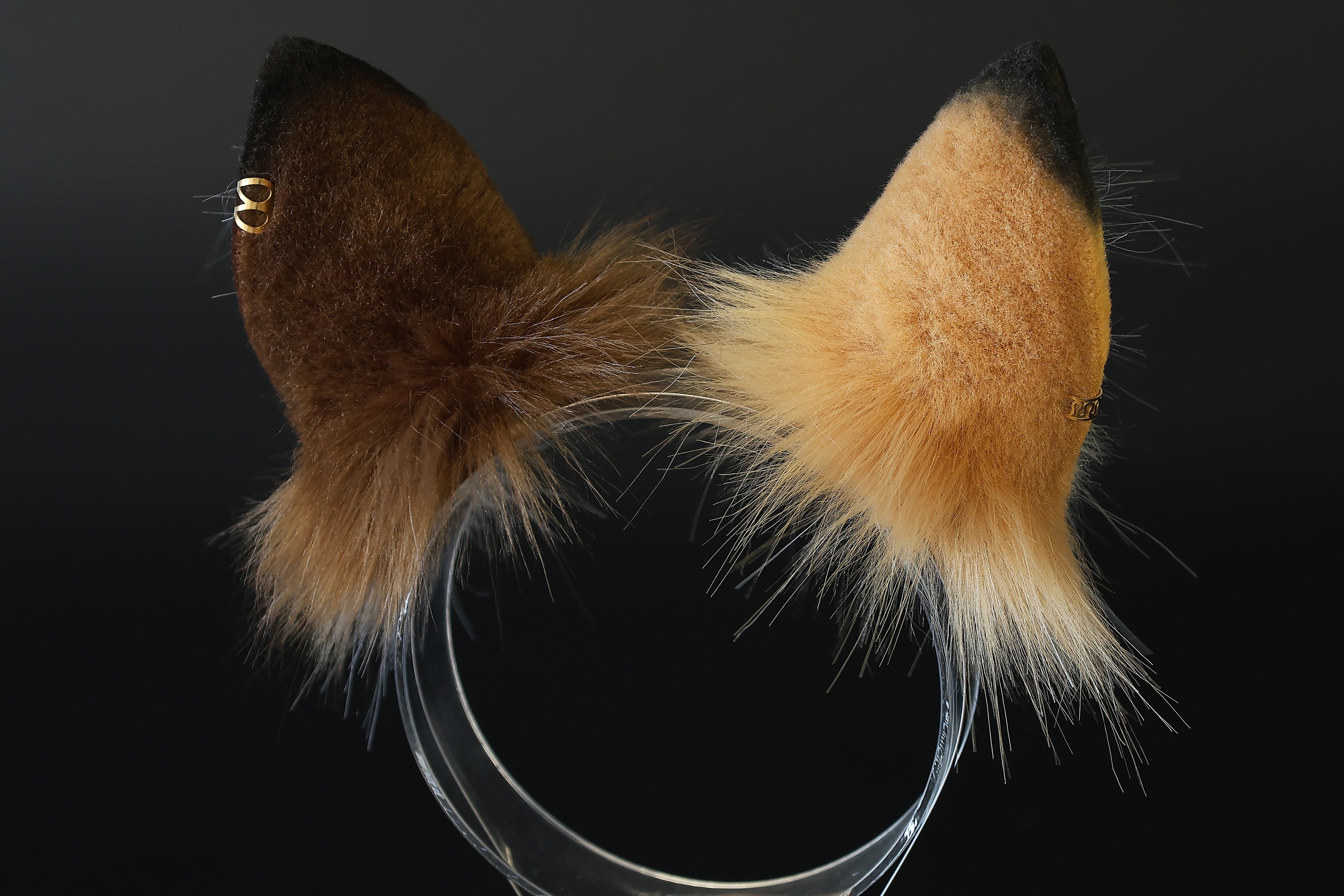 faux fur fluffy calico cat tail and ear splicing kitten tail and ear anime cosplay therian fox ear and tail wolf tail and ear dog puppy kemonomimi