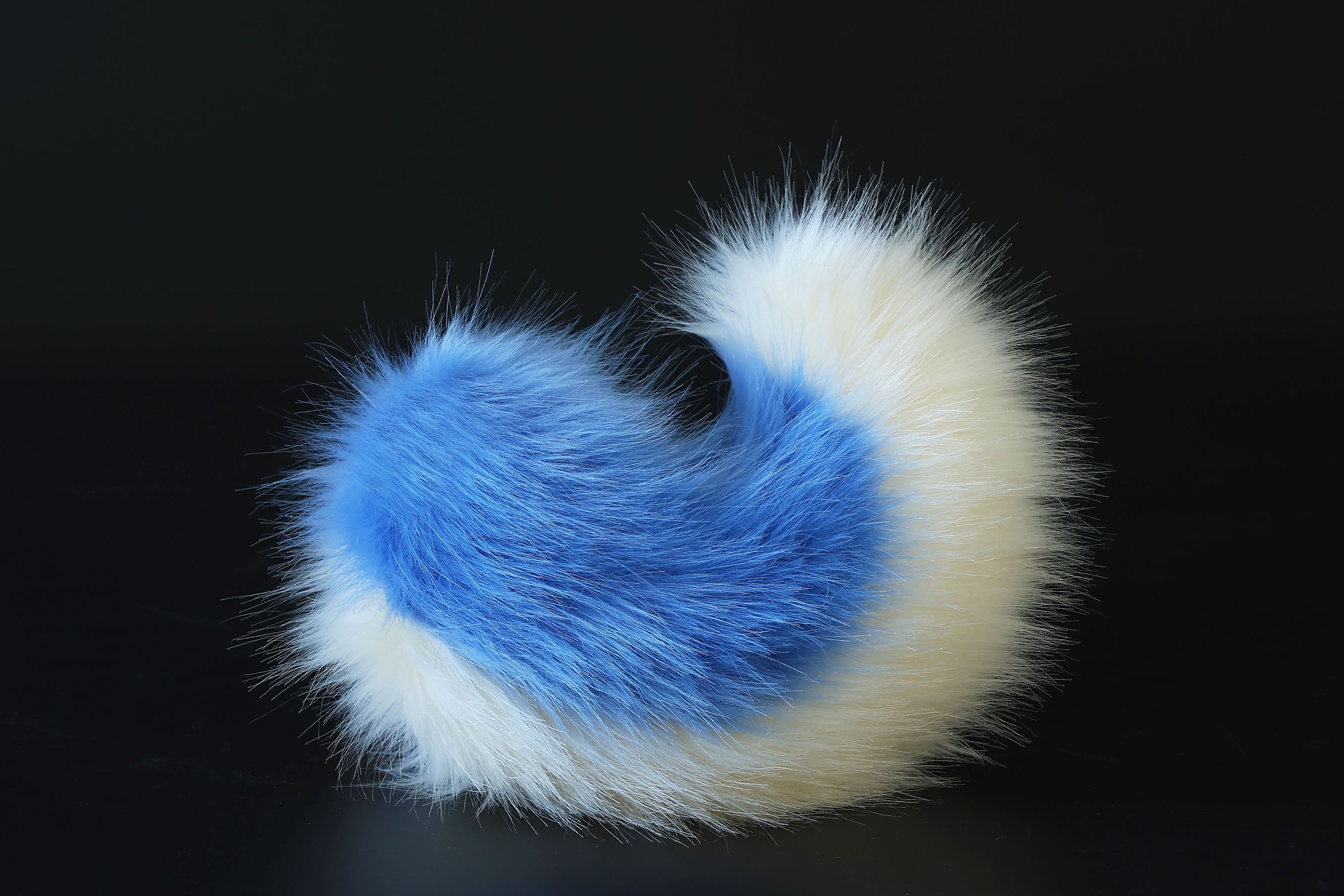 Blue puppy ear and tail kemonomimi Shepherd dog ear and tail butt plug Shiba Inu dog ear and tail butt plug set cosplay petplay puppy play dog therian