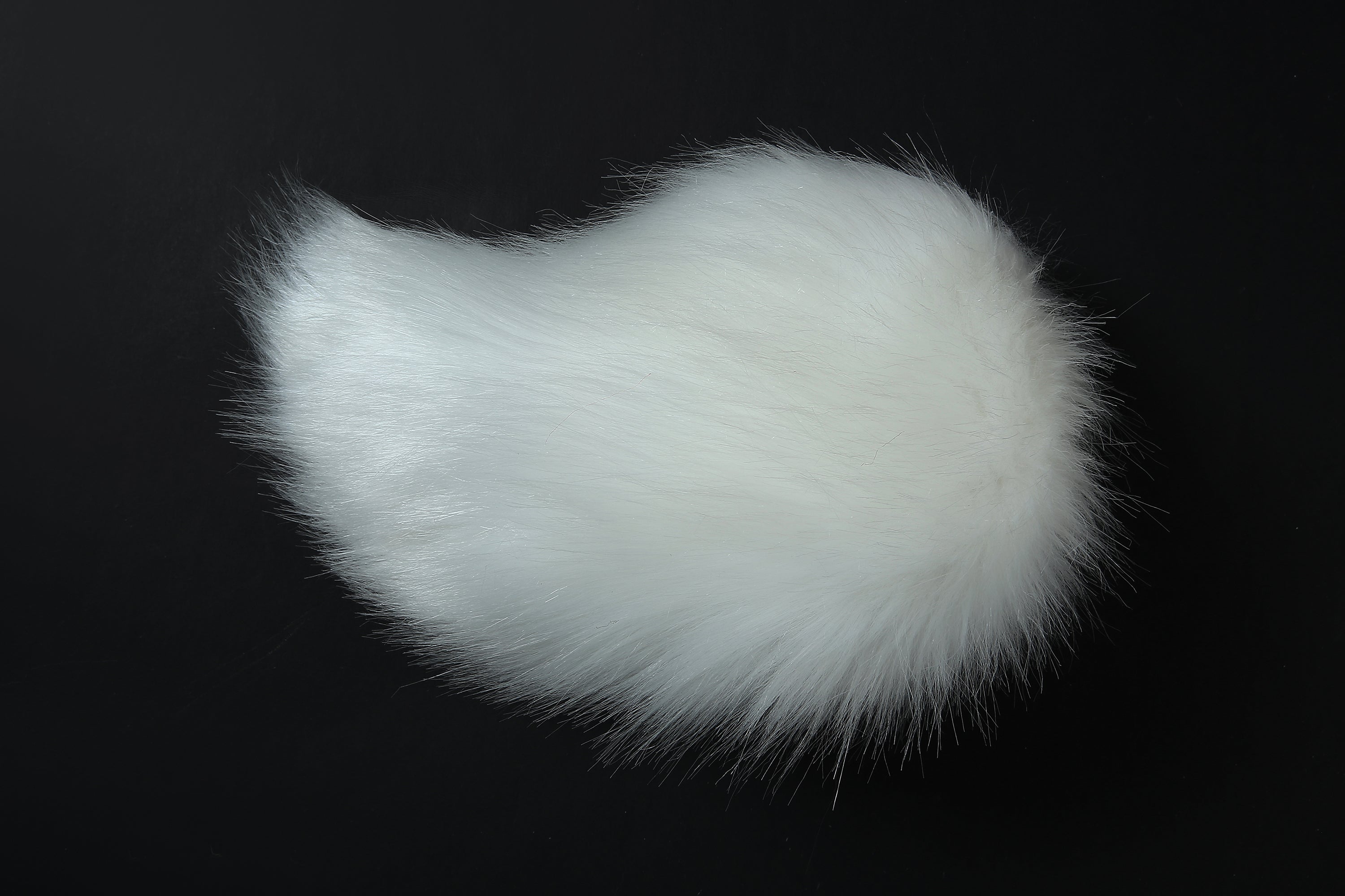 White lop bunny ear and tail plug rabbit