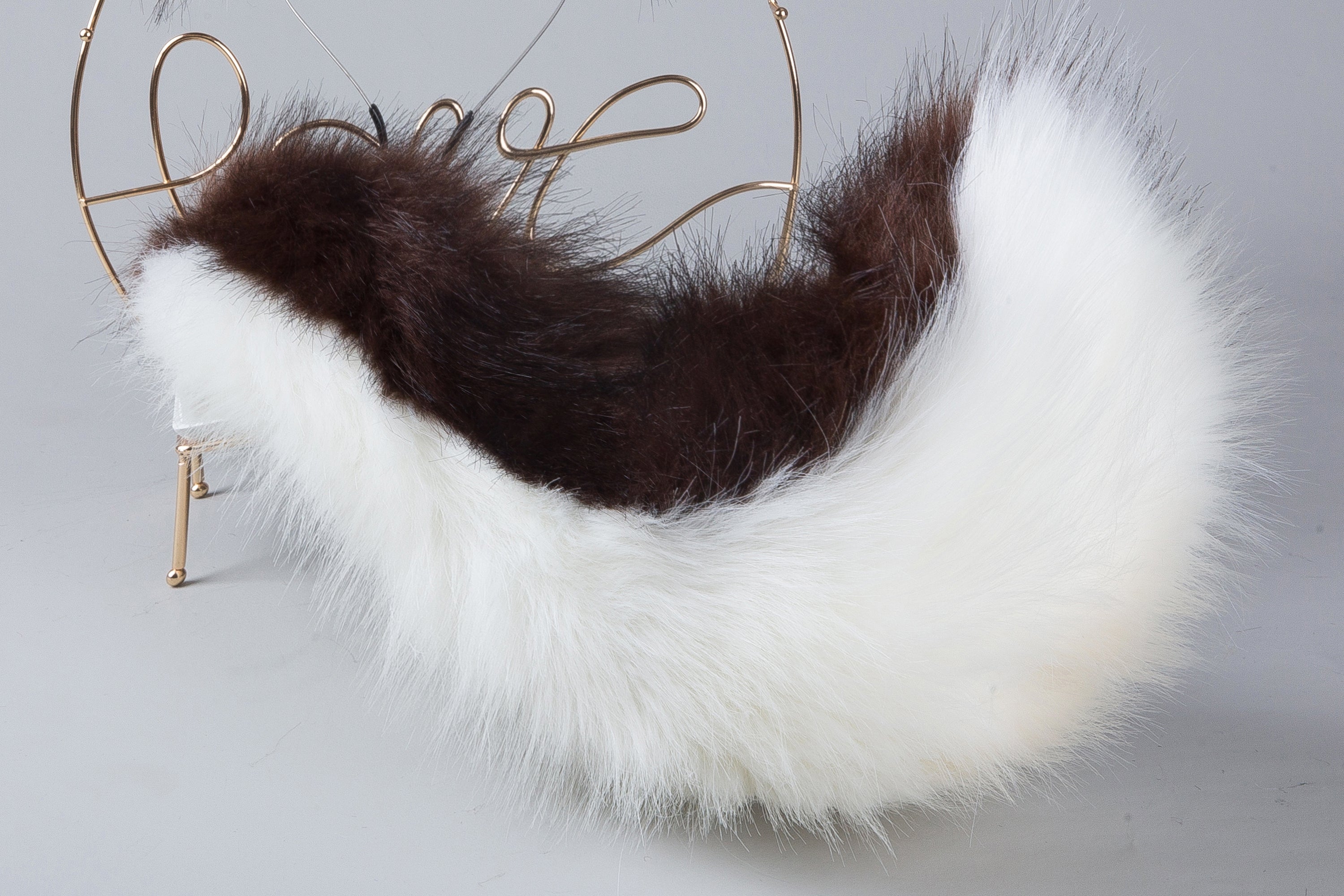 Sheepdog set fox tail plug and ear wolf tail butt plug and ear kitten tail buttplug and ear neko cosplay  ear and tail halloween gift