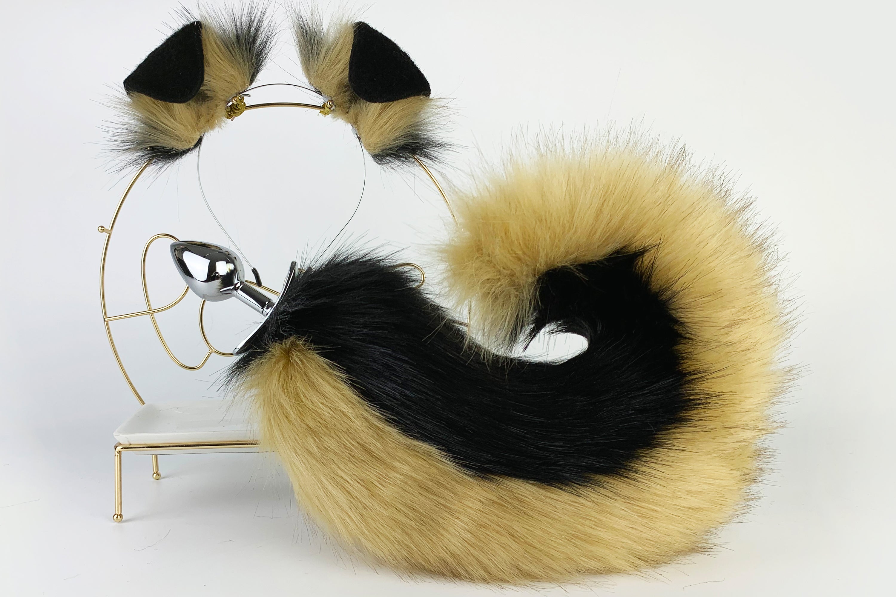 Shepherd dog ear and tail plug set Shiba Inu dog ear and tail butt plu Aliriga Shepherd dog ear and tail plug set Shiba Inu dog ear and tail butt plu Aliriga