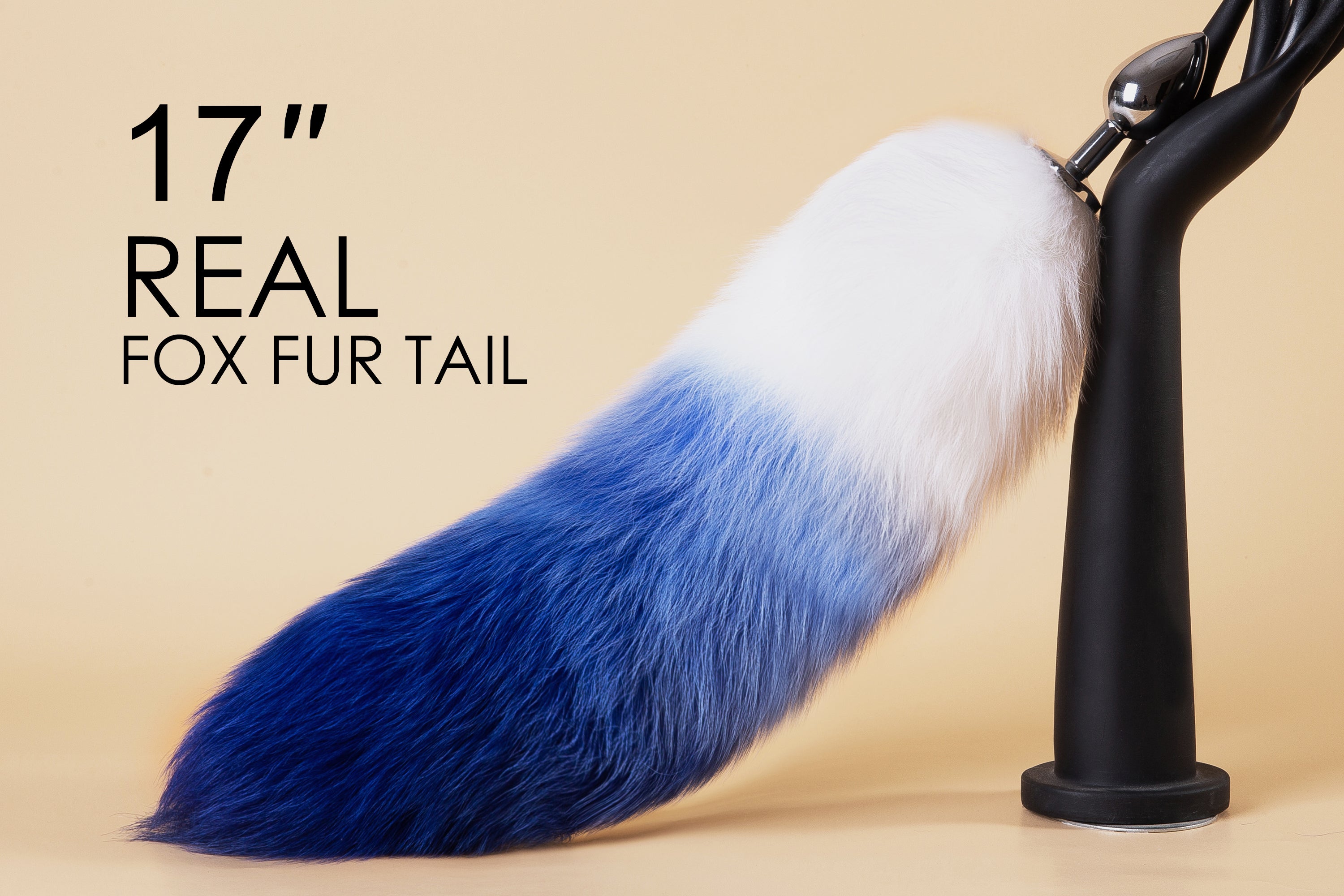 blue fox tail butt plug tail bdsm real fox tail plug real wolf tail buttplug sex toy anime cosplay neko anal plug ass wolf dildo ddlg