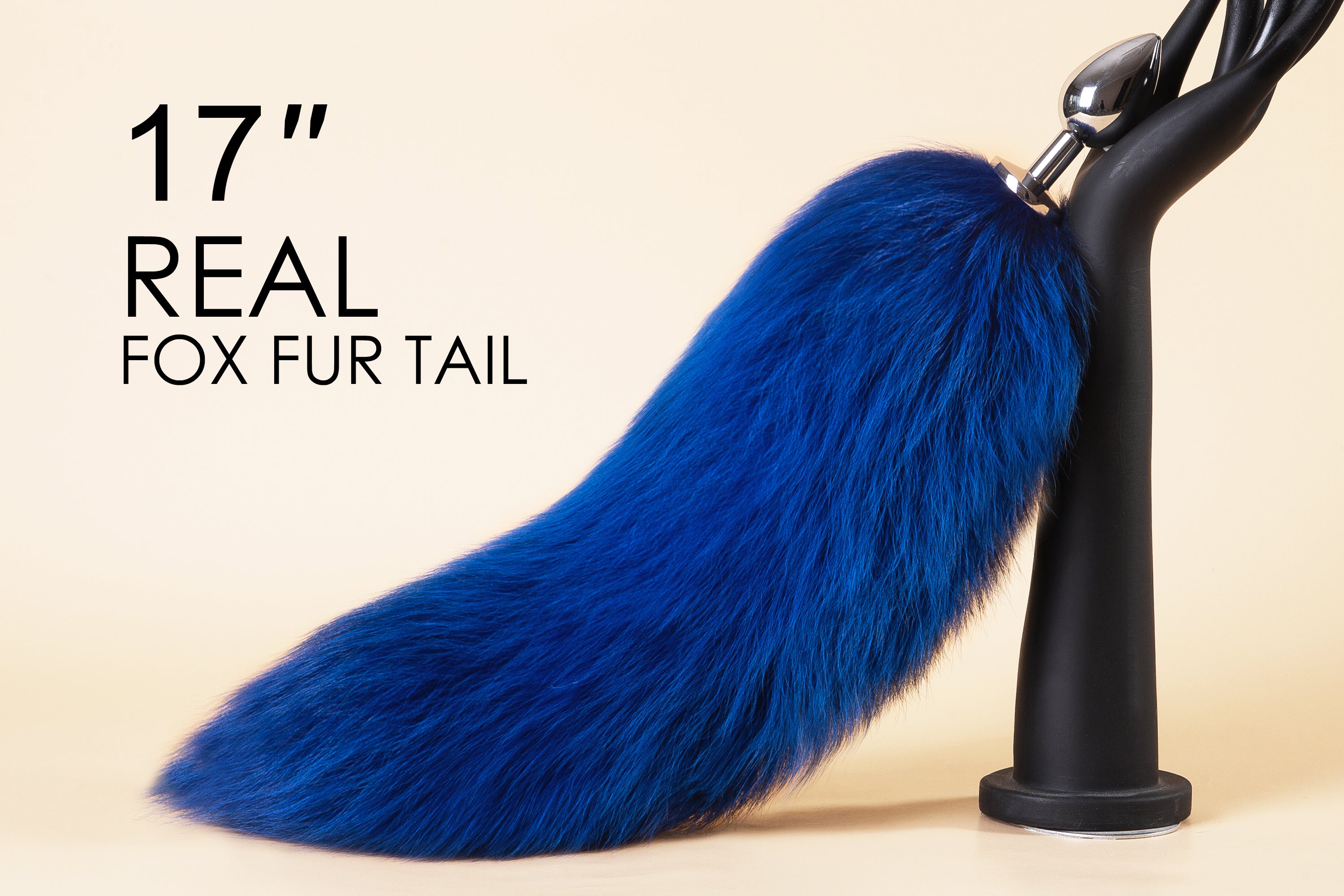 blue real fur fox tail plug wolf tail butt plug tail buttplug kitten tail plug sex toy for couple sextoy anal plug bdsm anime cosplay