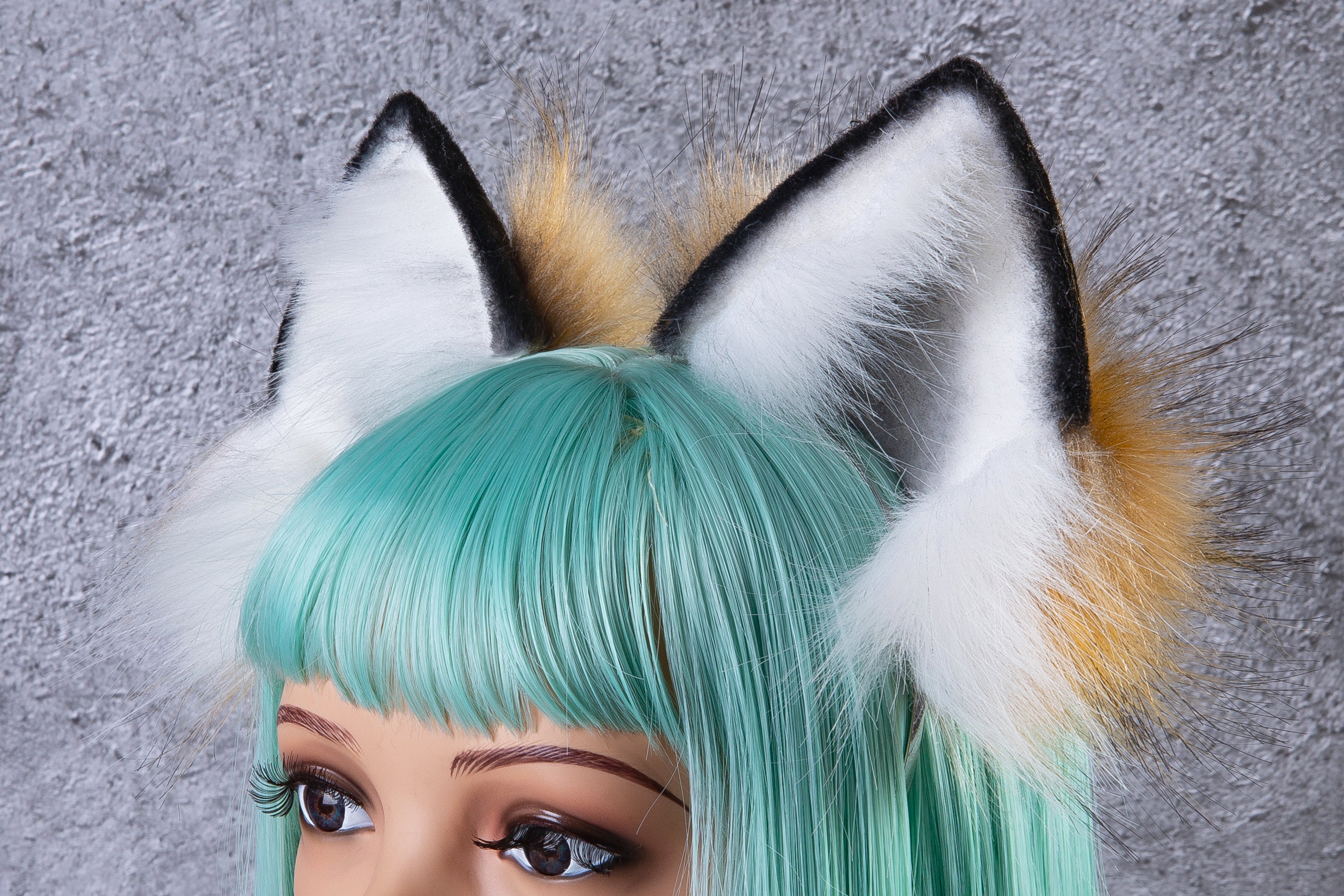 brown fox tail and ear fox tail butt plug and ear wolf ear and tail plug nime cosplay neko ear and tail buttplug ass faux fur fox set