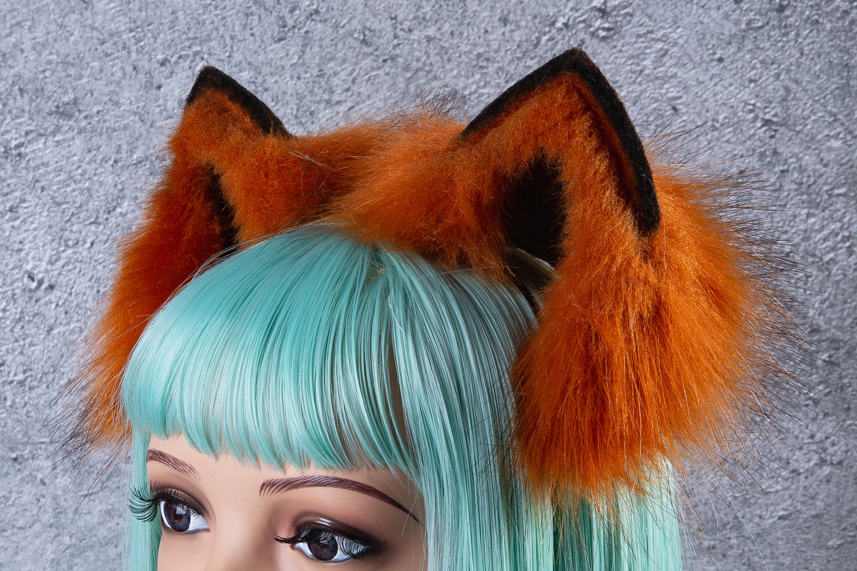 brown wolf ear fox ear kitten ear neko ear anime cosplay ear cat ear headband petplay ear kittenplay ear neko cosplay animal ear kitten play