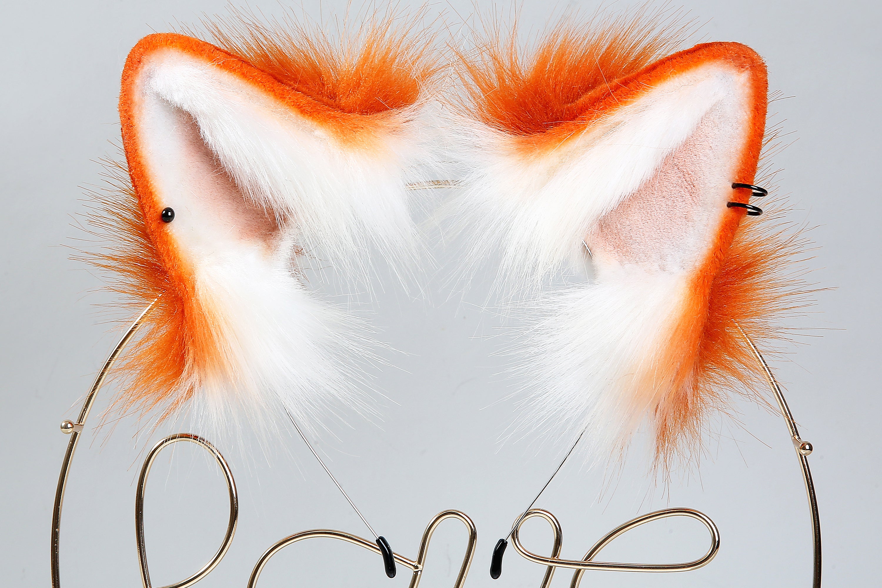 cat ear and tail plug set faux fur cat tail butt plug and ear set anime cosplay petpaly kitten ear headband kitten play bdsm fox ear headband