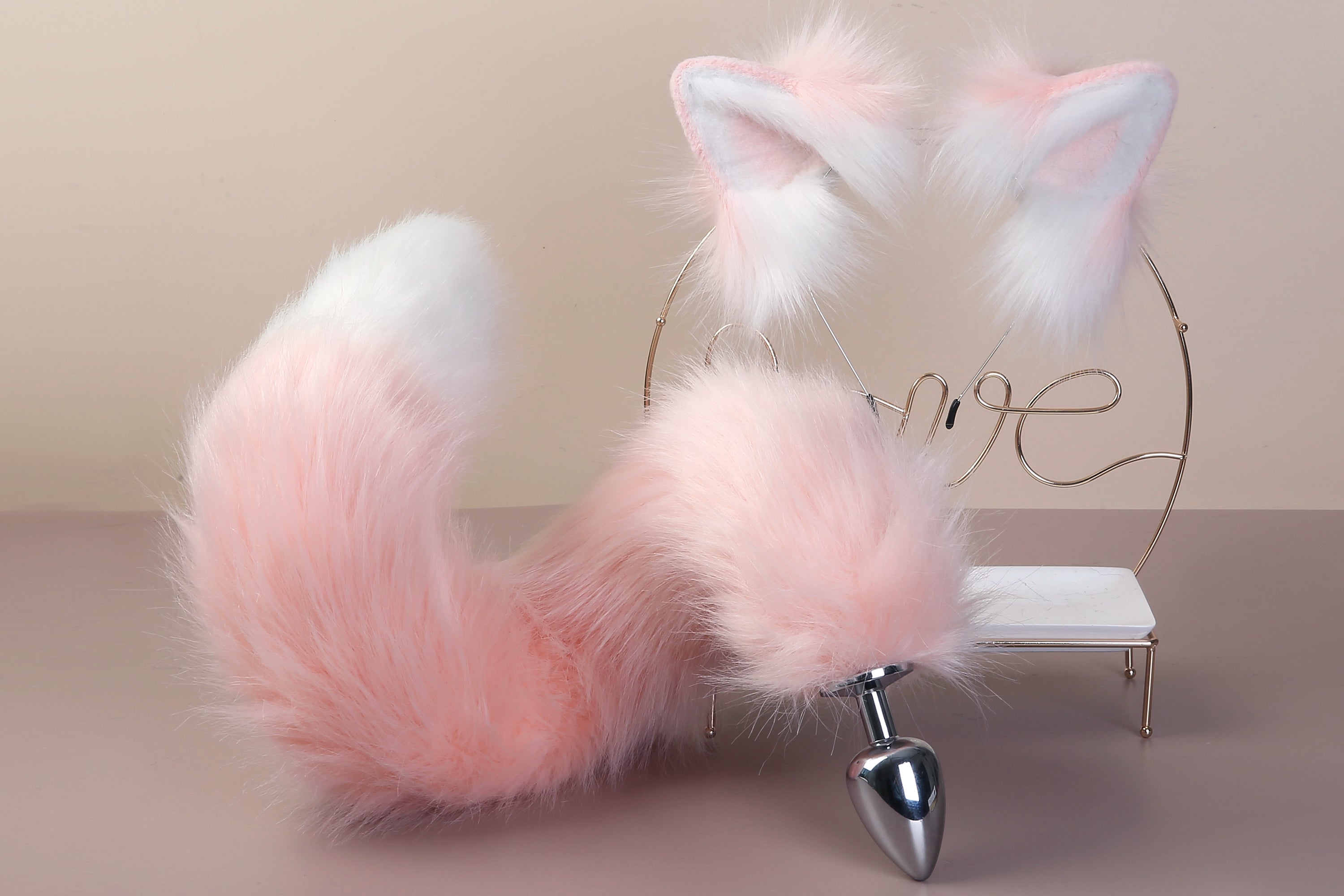 cat tail plug and ear set cat ear headband bdsm fox tail butt plug wol Aliriga cat tail plug and ear set cat ear headband bdsm fox tail butt plug wol Aliriga