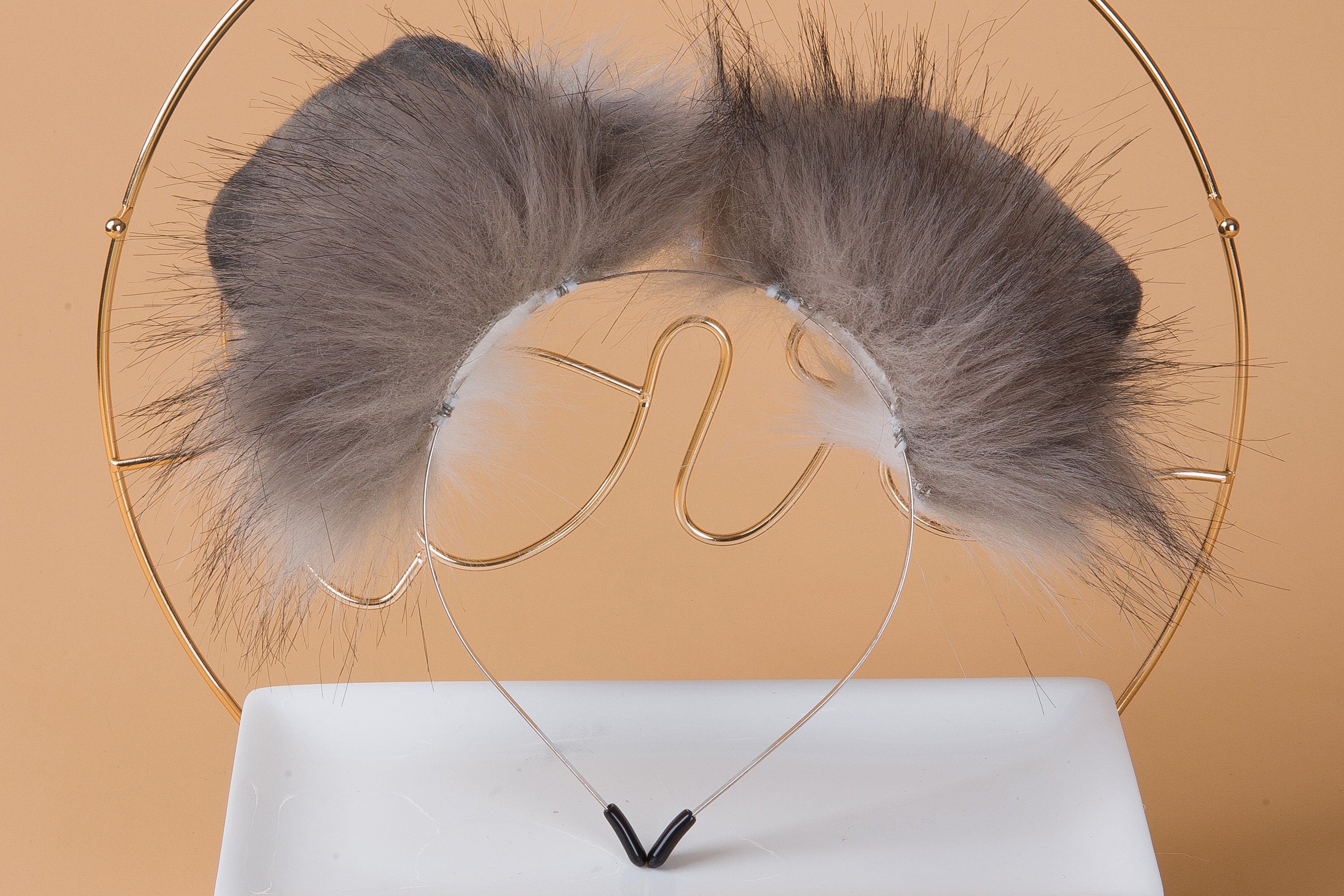 faux fur Sheepdog ear Dog ear kitten play ear kittenplay ear animal ear neko cosplay anime ear neko ear fox ear cat ear headband wolf ear