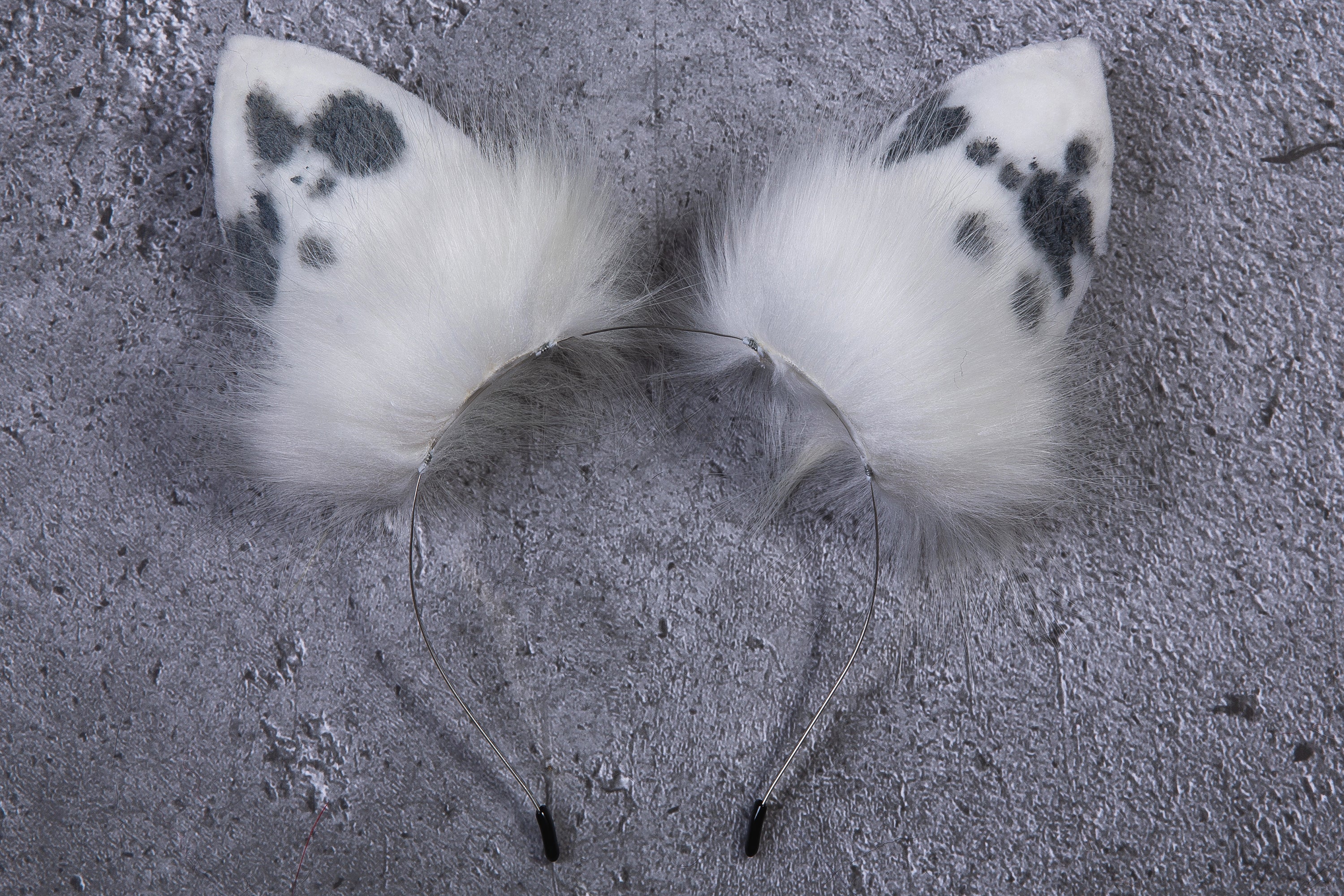 faux fur ear bunny ear anime cosplay ear rabbit petplay ear animal ear headband petplay ddlg kitten play ear kittenplay ear neko cosplay ear