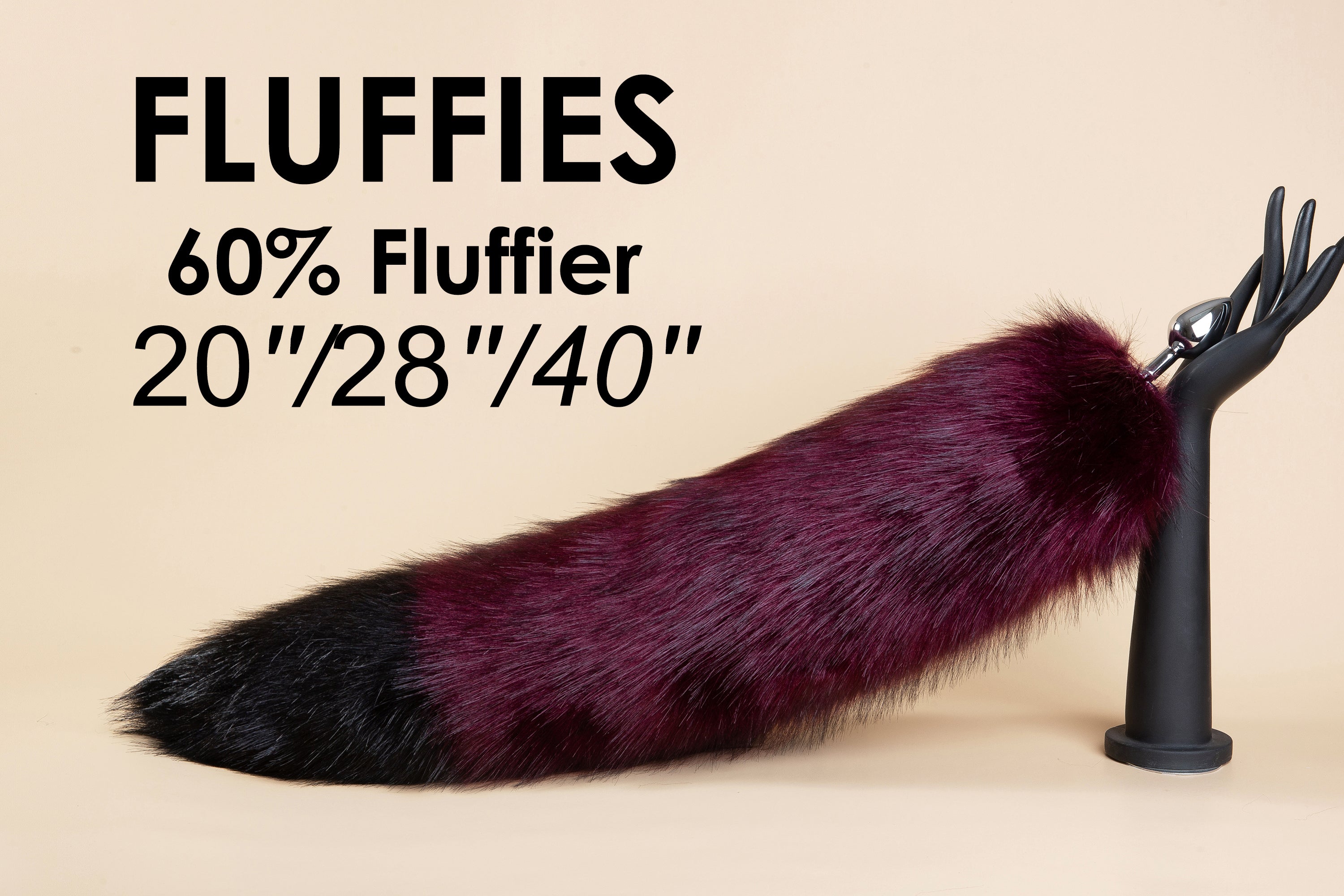 faux fur fox tail plug detach tail plug kitten wolf tail butt plug tail buttplug bdsm anal plug ass sex toy petplay anime cosplay