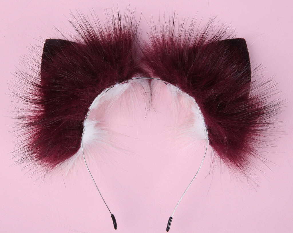 fluffy fox tail plug fox ear tug tail plug and ear set fluffy fox tail |  Aliriga