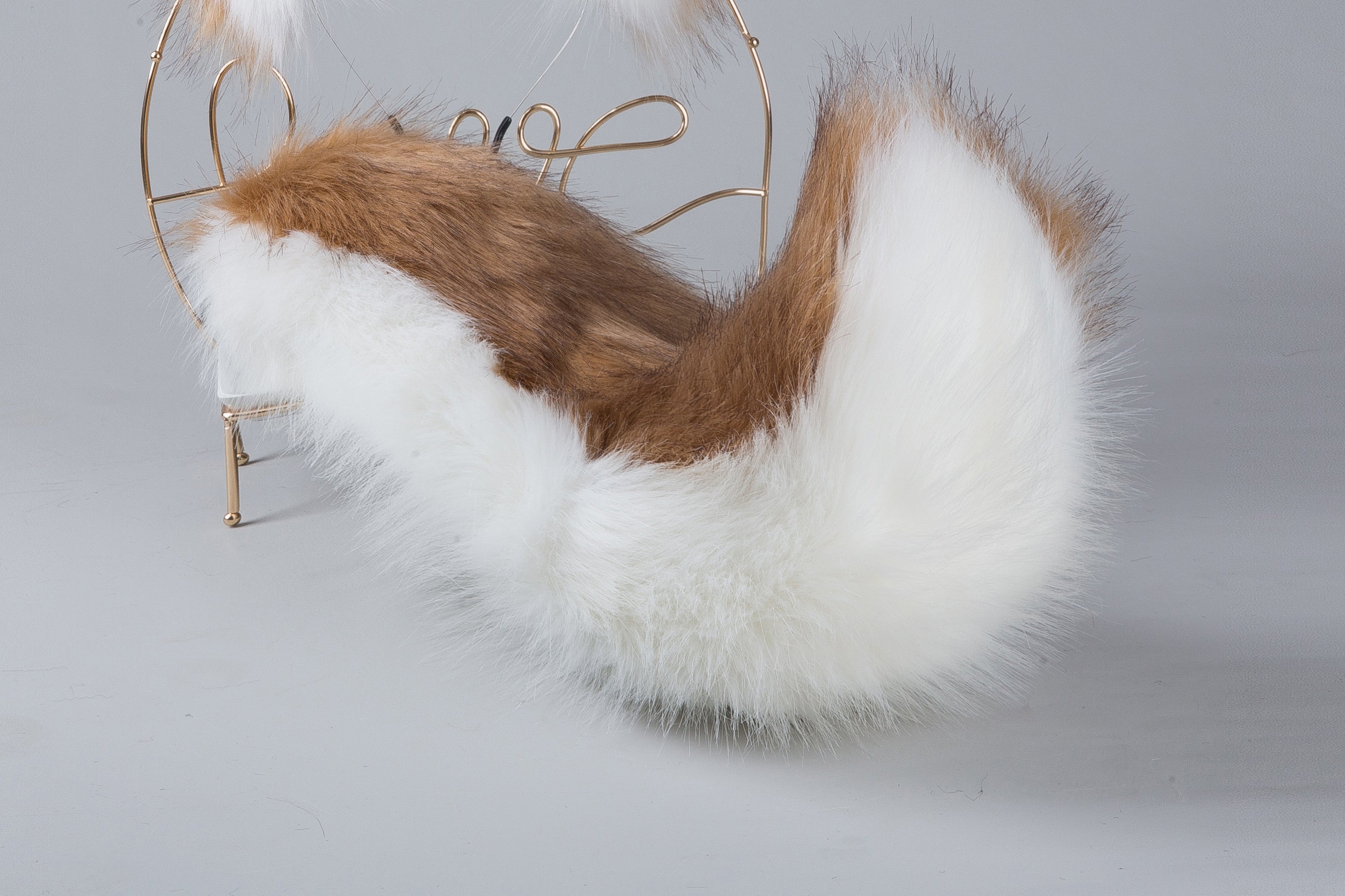 fox tail plug and ear wolf tail butt plug and ear kitten tail buttplug and ear neko cosplay cat ear and tail halloween anime cosplay