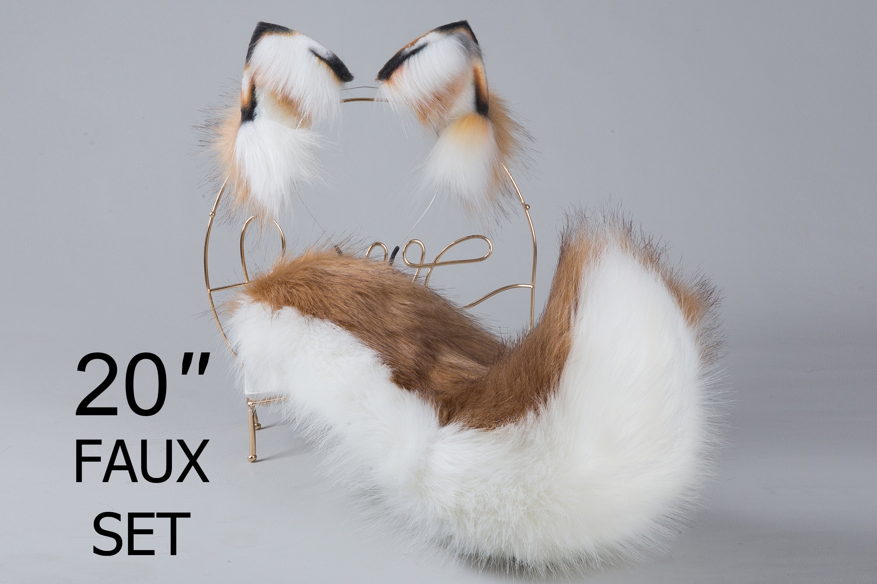 fox tail plug and ear wolf tail butt plug and ear kitten tail buttplug and ear neko cosplay cat ear and tail halloween anime cosplay