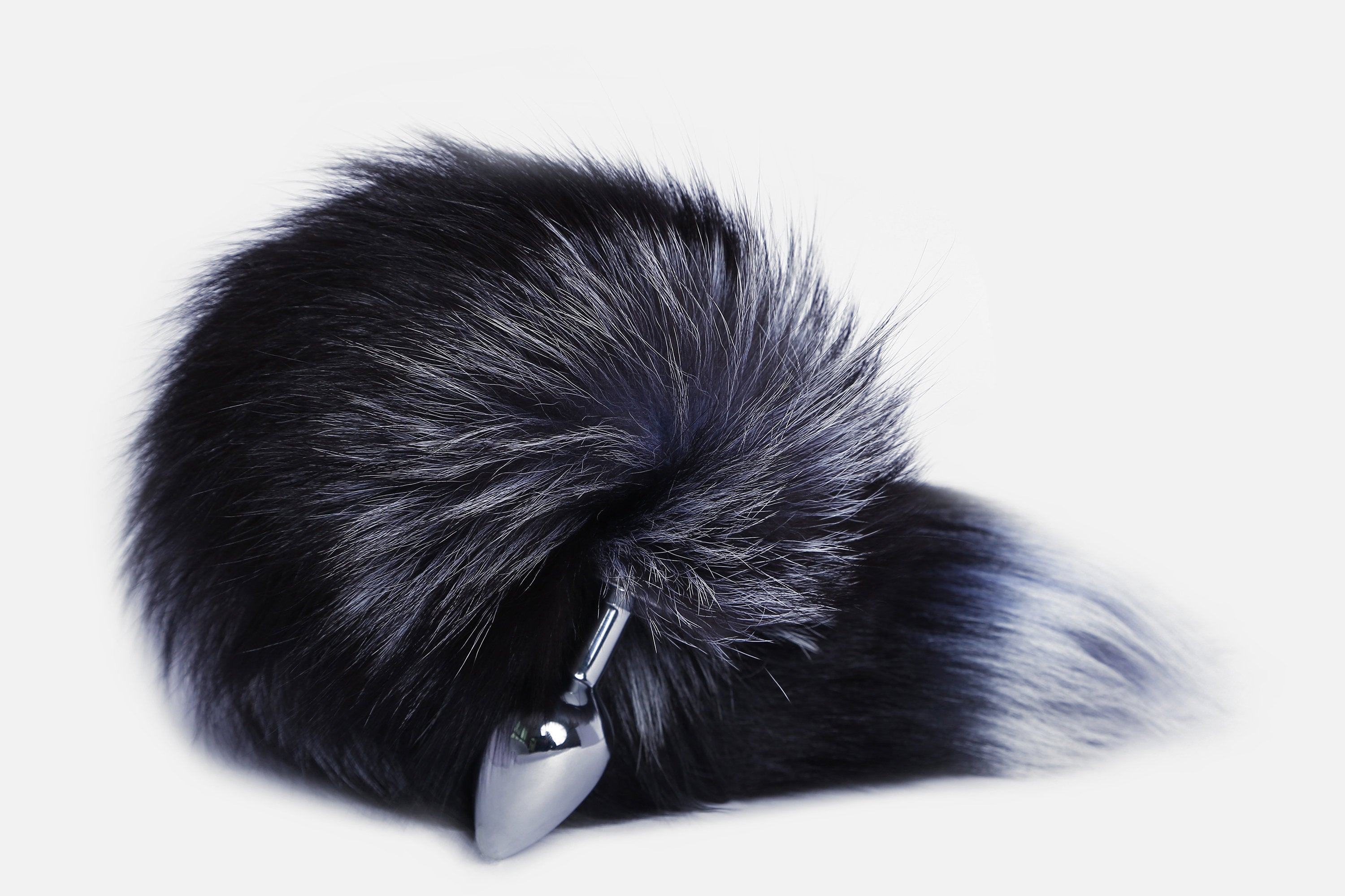 short fox tail plug - real fox tail butt plug tail - fox dildo anal plug - costume fox butt plug - fox fur tail plug - ddlg - sex toy