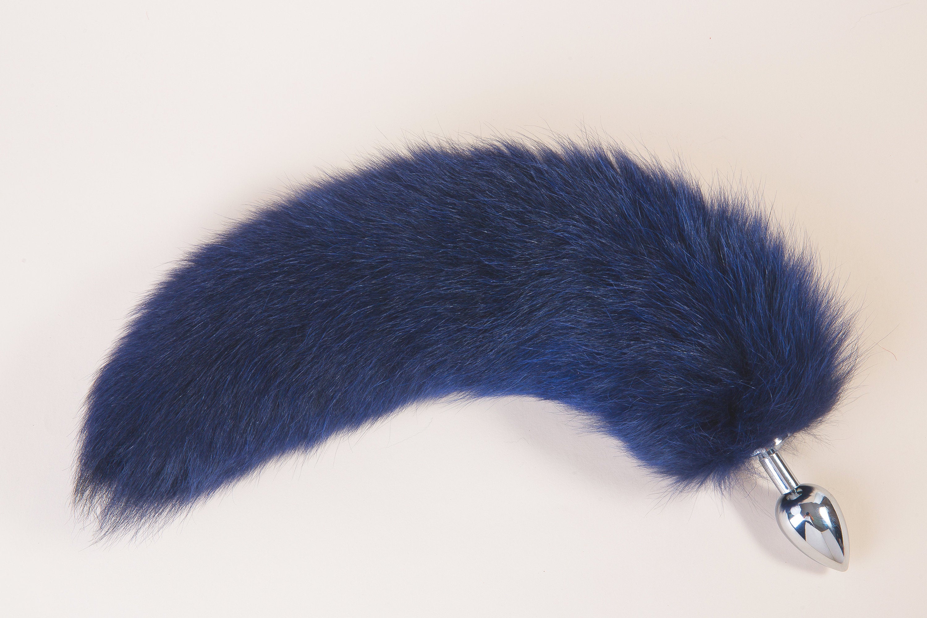 blue real fox tail plug bdsm tail butt plug tail buttplug bondage sex toy anal plug detach fox fur butt plug anime cosplay ass plug