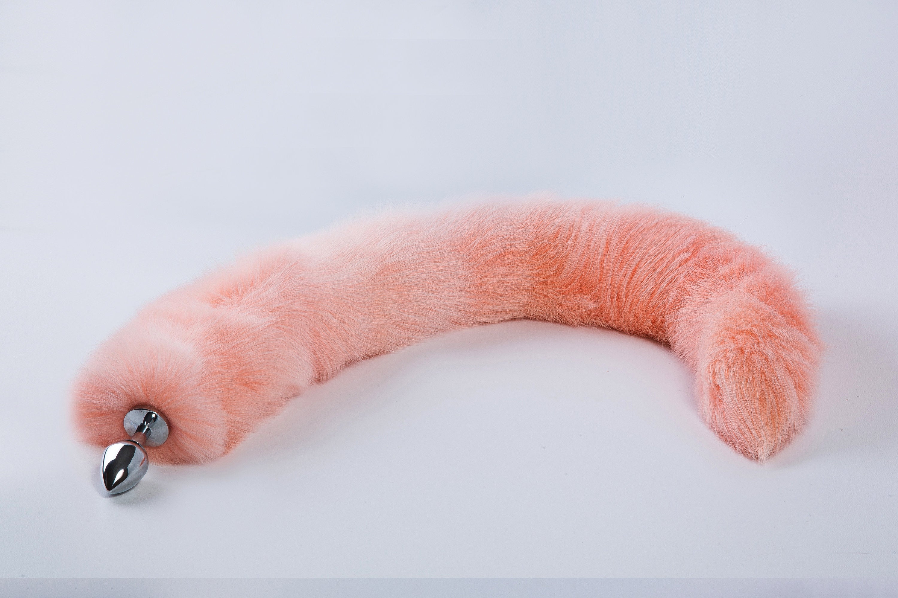 pink long tail butt plug tail real fox tail plug wolf dildo bdsm tail buttplug anime cosplay anal plug ddlg couple sex toy bondage