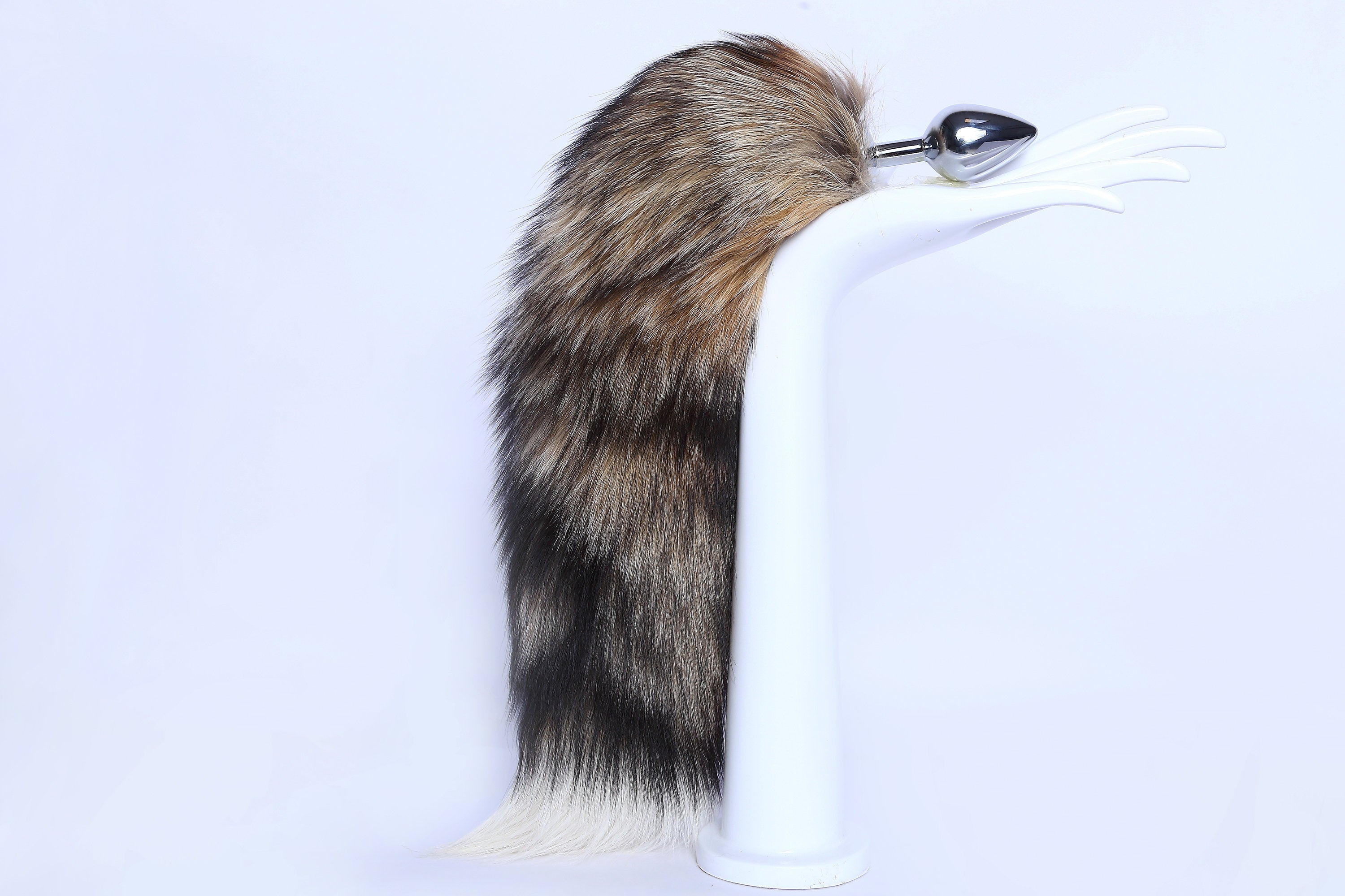 real fox tail butt plug tail fox dildo bdsm short fox tail plug anal plug fox fur tail plug brown fox butt plug ddlg buttplug sex toy