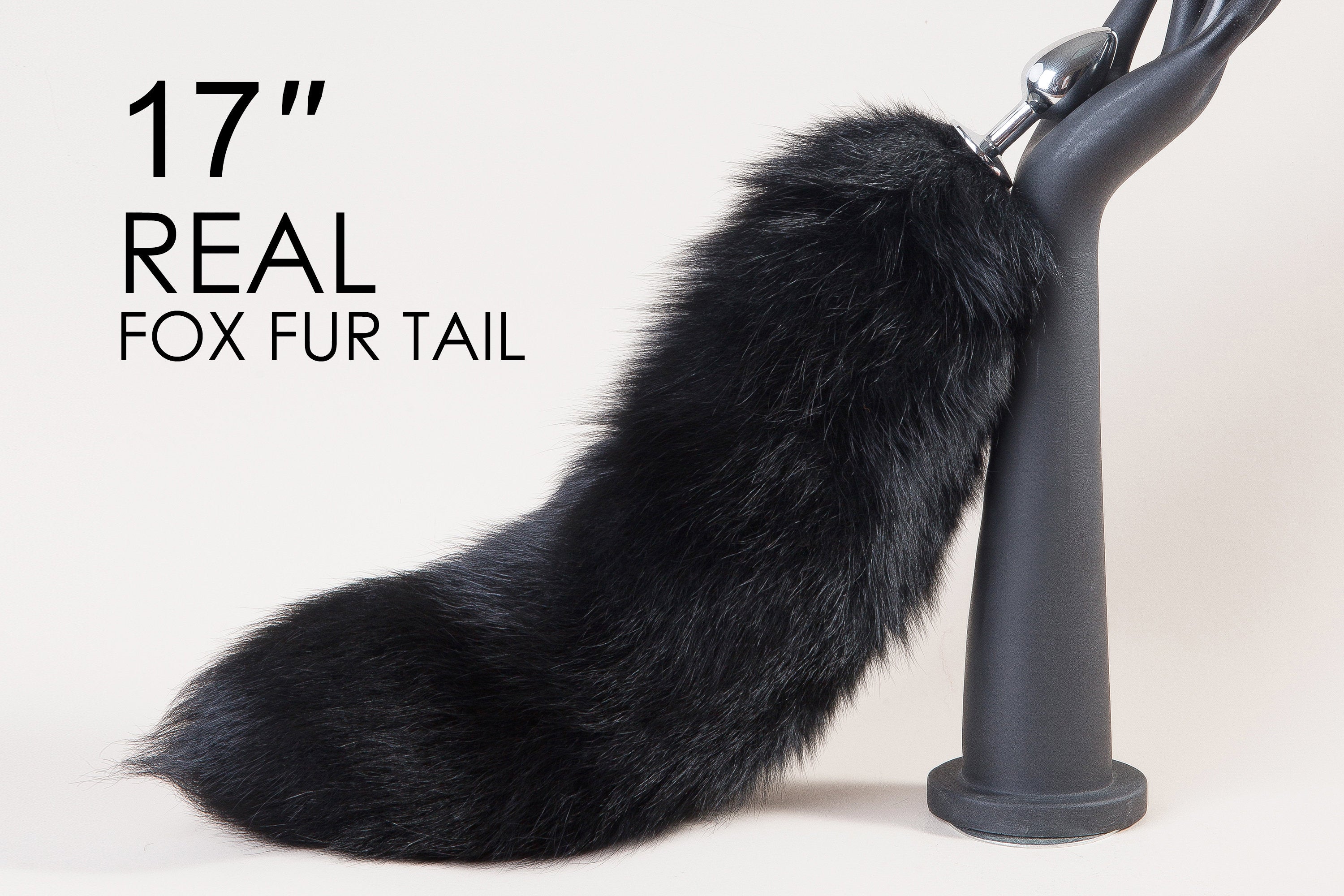 short real fox tail plug anal plug bdsm tail butt plug tail real fur tail butt plug detach tail animal cosplay fox dildo ddlg sex toy