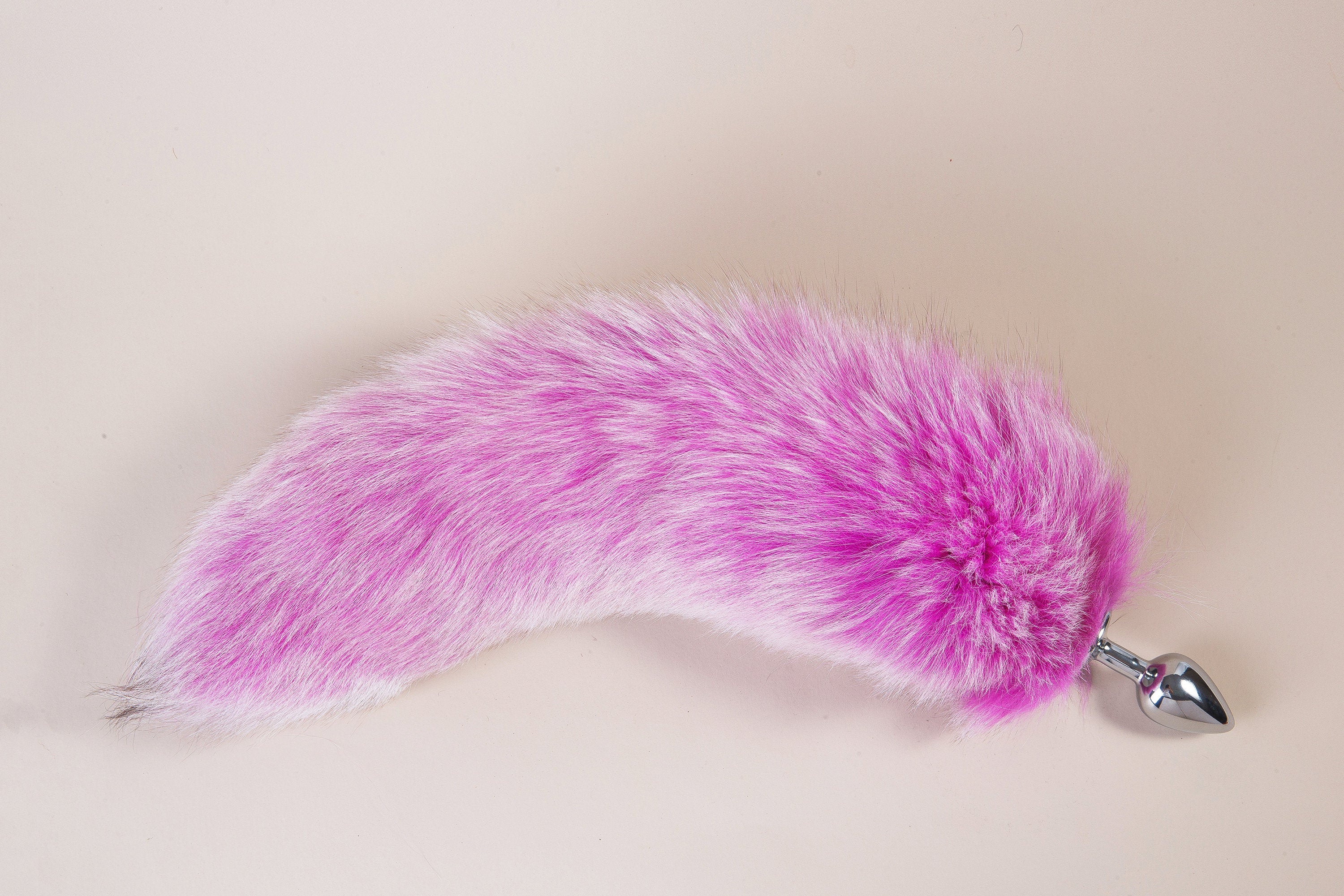 purple tail butt plug tail buttplug real fox tail plug sex toy bdsm anal plug anime cosplay ass plug detach butt plug bondage