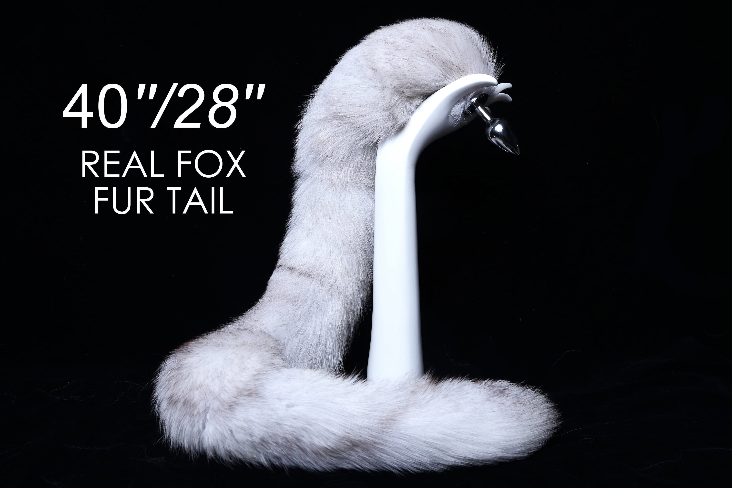 long fox tail butt plug tail fox dildo real fox tail plug real fur butt plug fox fur anal plug tail bdsm anime cosplay couple sex toy