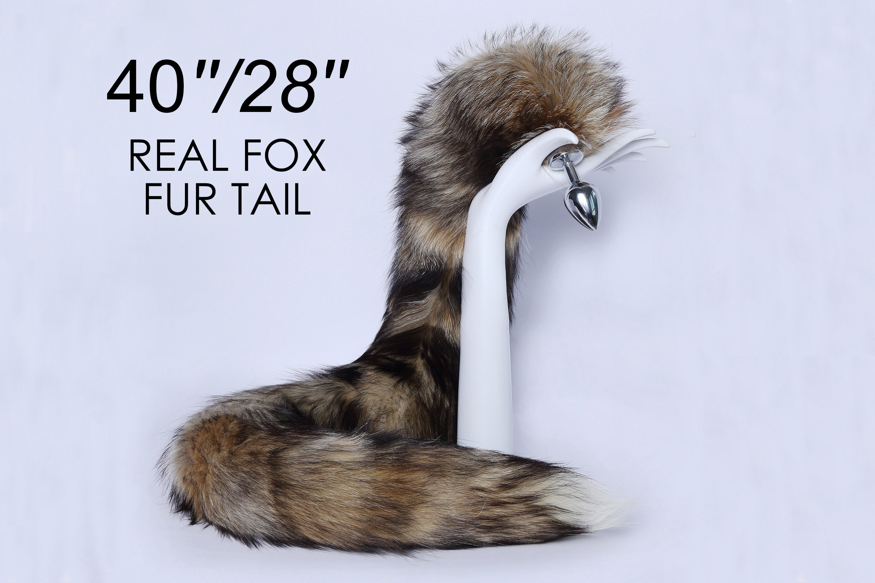 real fox tail plug long tail butt plug bdsm fox dildo tail plug ddlg sex toys butt plug tail bondage fox tail butt plug cat tail plug