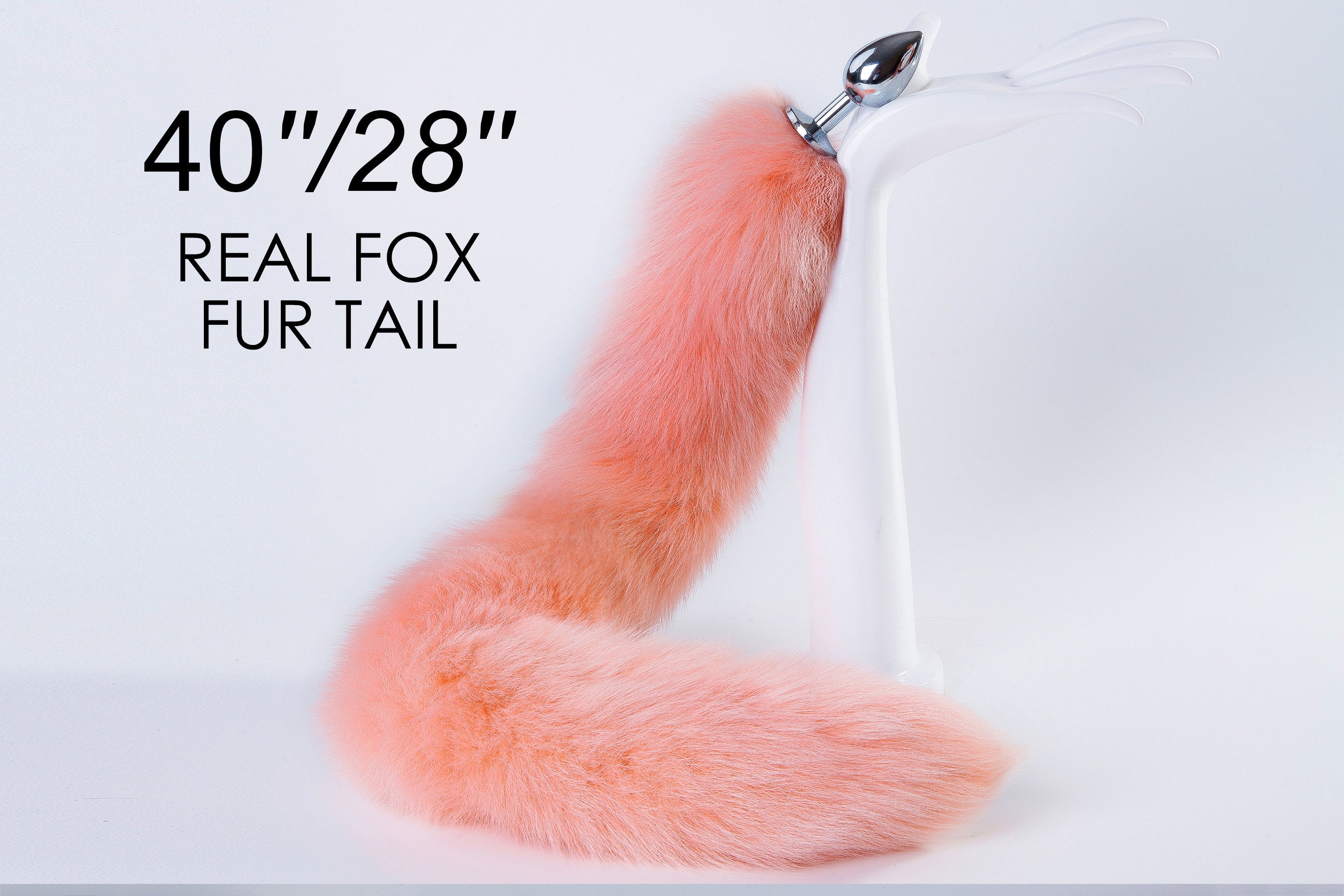 pink long tail butt plug tail real fox tail plug wolf dildo bdsm tail buttplug anime cosplay anal plug ddlg couple sex toy bondage