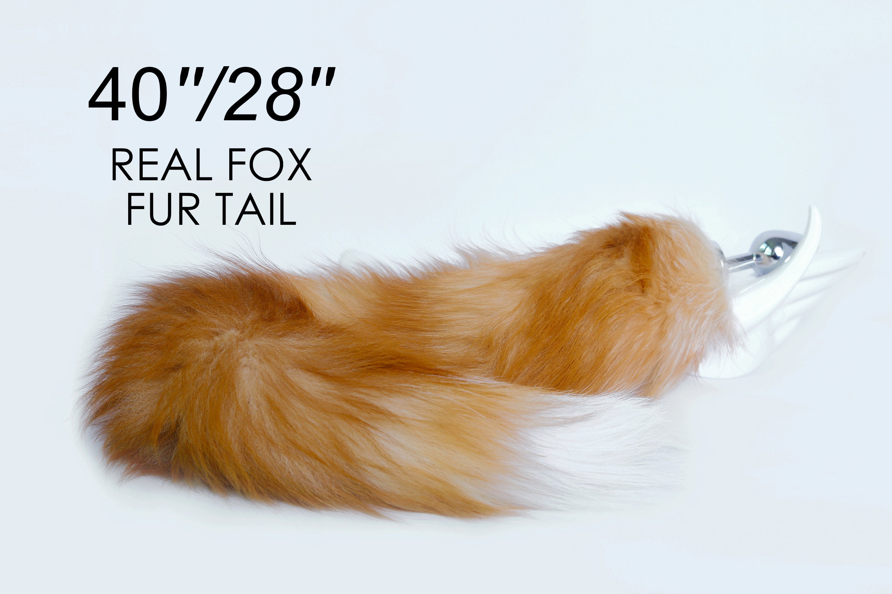 long fox tail plug brown real fox tail butt plug real fur butt plug dildo fox butt plug tail bdsm anal plug ddlg couple sex toy