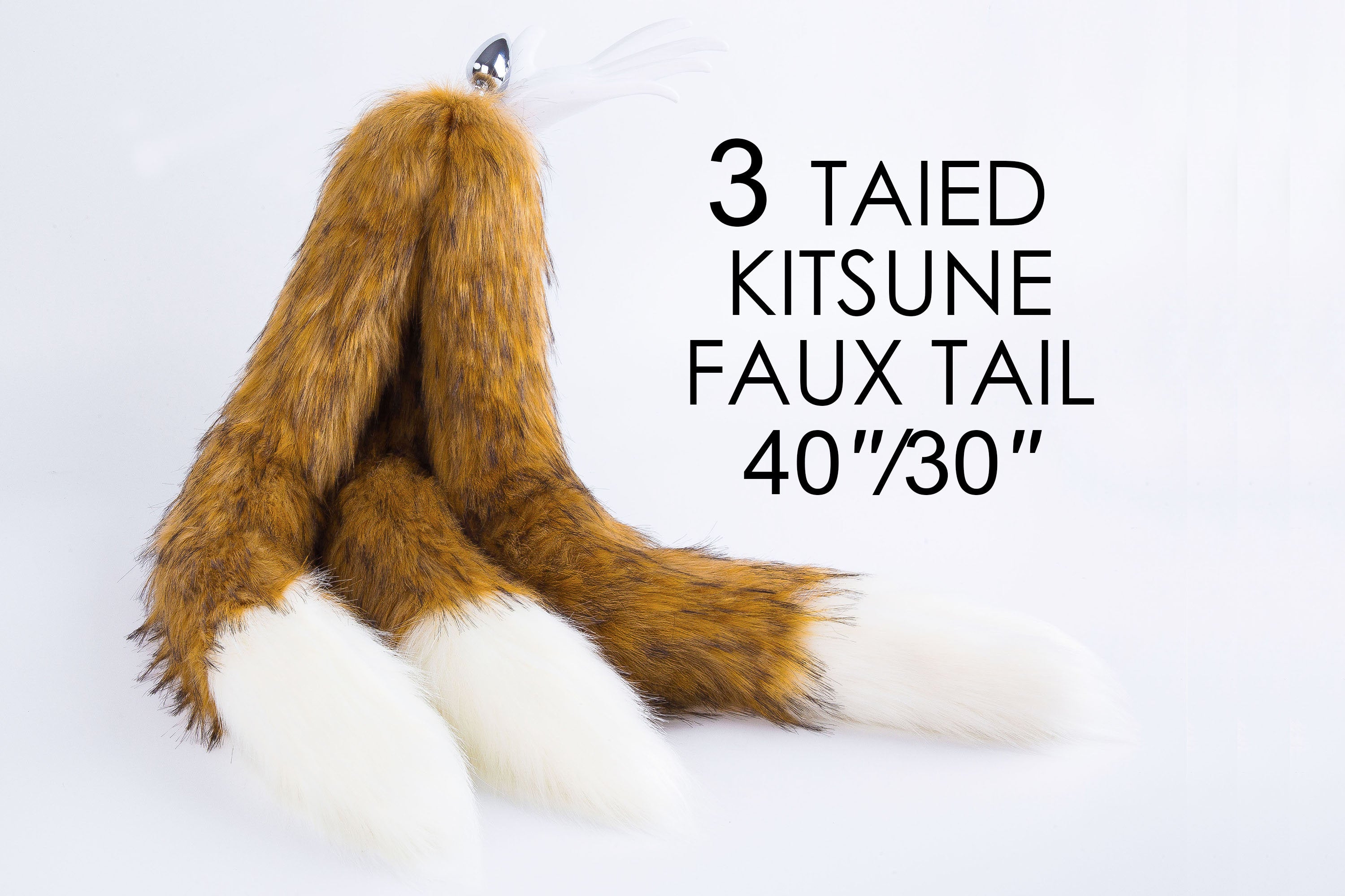 40 inch tail plug tail three tail butt plug 3 tailed kitsune tailed pl Aliriga 40 inch tail plug tail three tail butt plug 3 tailed kitsune tailed pl Aliriga