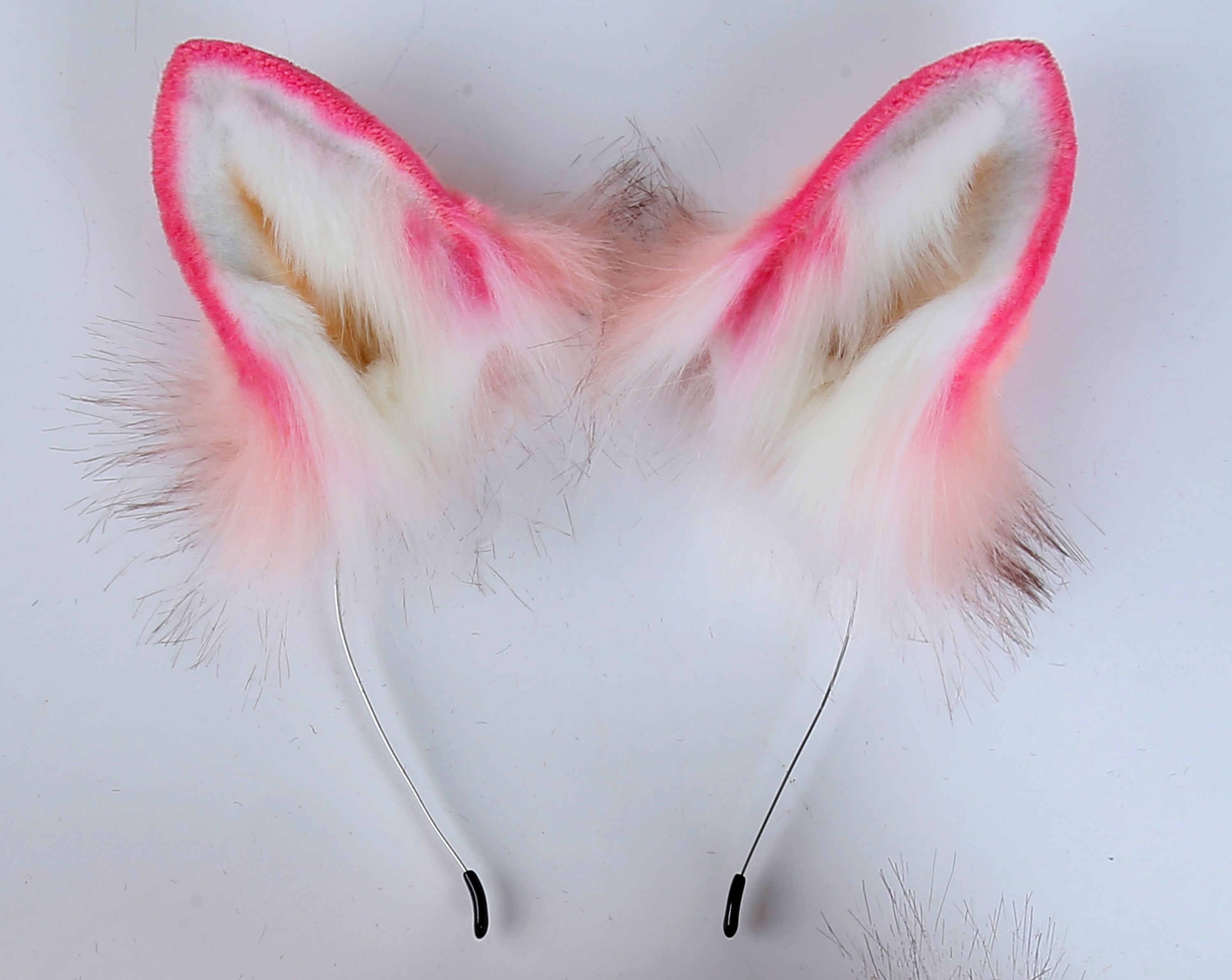 pink dog tail plug and ear set Shiba Inu tail butt plug dog tail buttplug dog ear fox tail plug wolf tail analplug cosplay sextoy