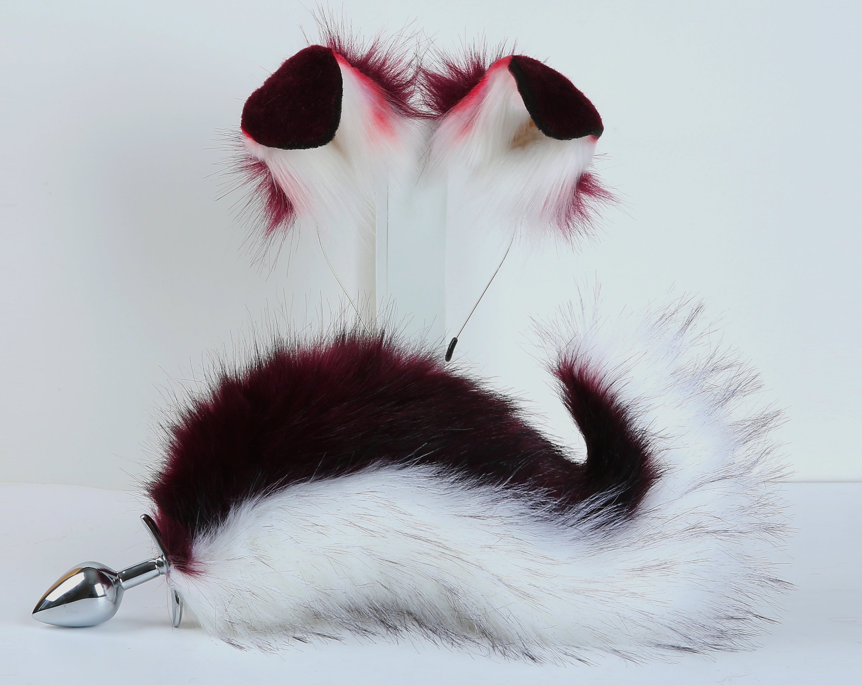 puppy tail and ears dog tail plug and ear set Shiba Inu tail butt plug dog tail buttplug dog ear fox tail plug wolf tail analplug cosplay sextoy