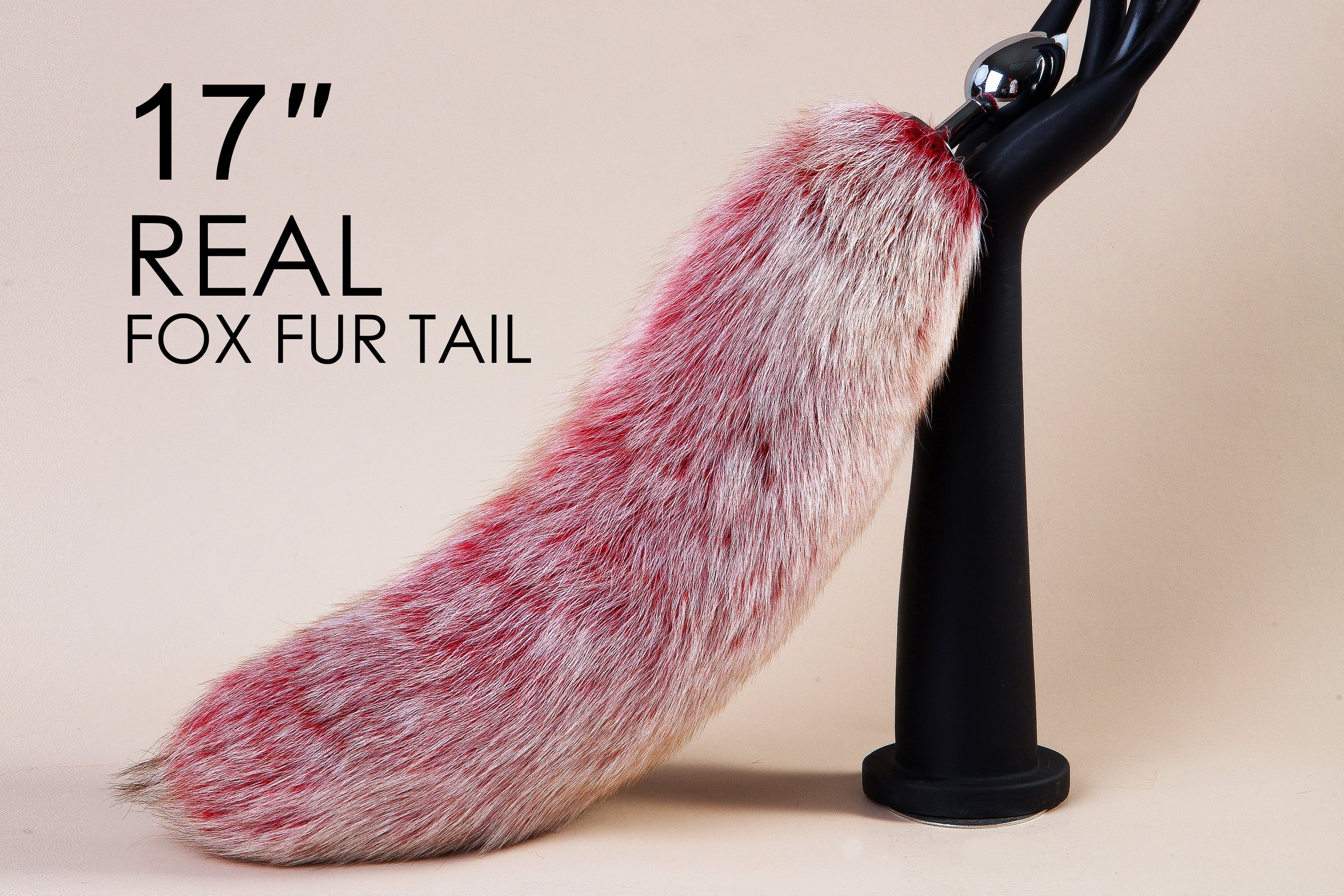 real fox tail plug short tail butt plug tail bdsm fox dildo anal plug fox dildo red white fox fur butt plug anime cosplay sex toy