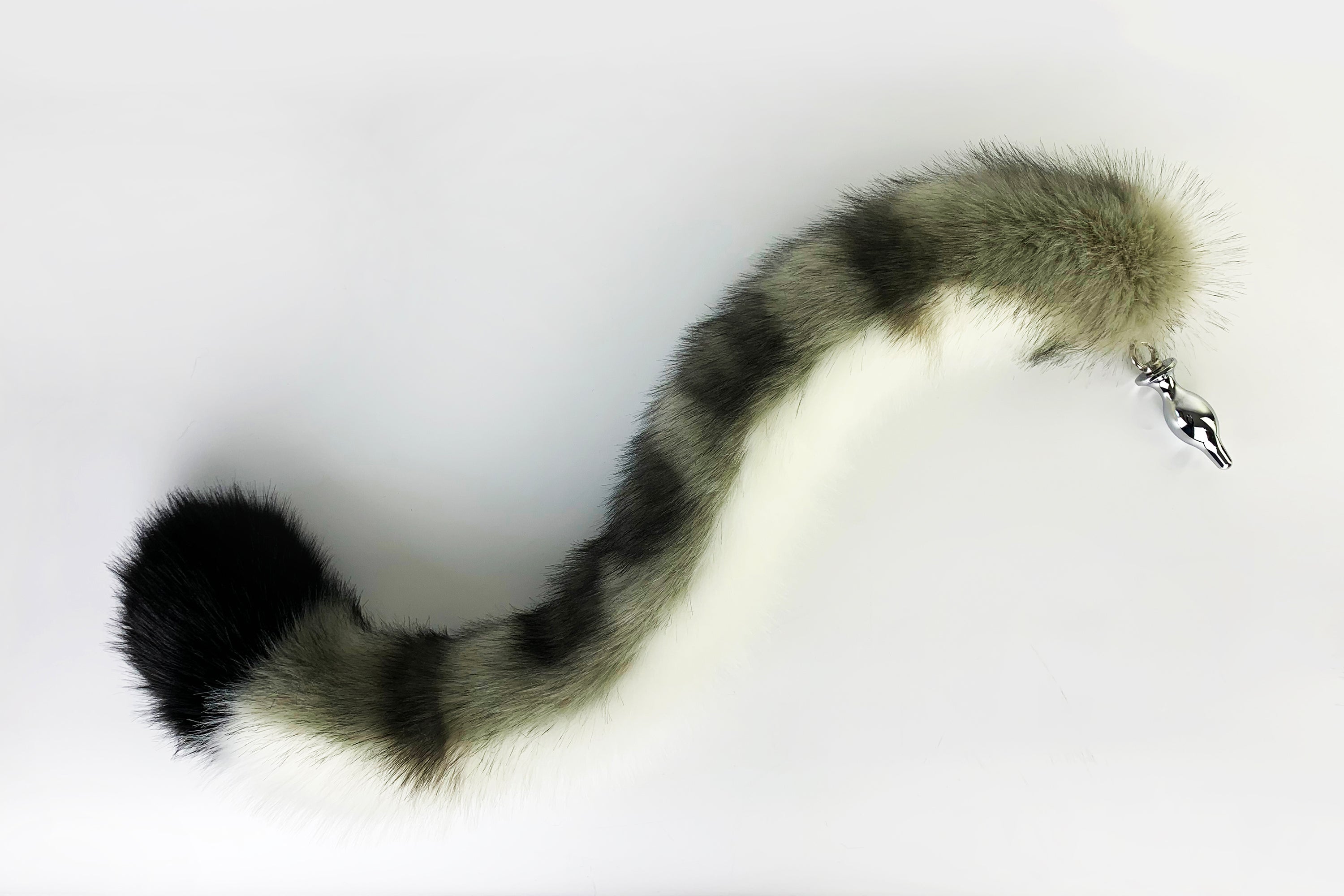 Realistic faux fur snow leopard ear and tail plug set tug tail plug and ear set anime cosplay ear and tail set petplay set anal plug mature