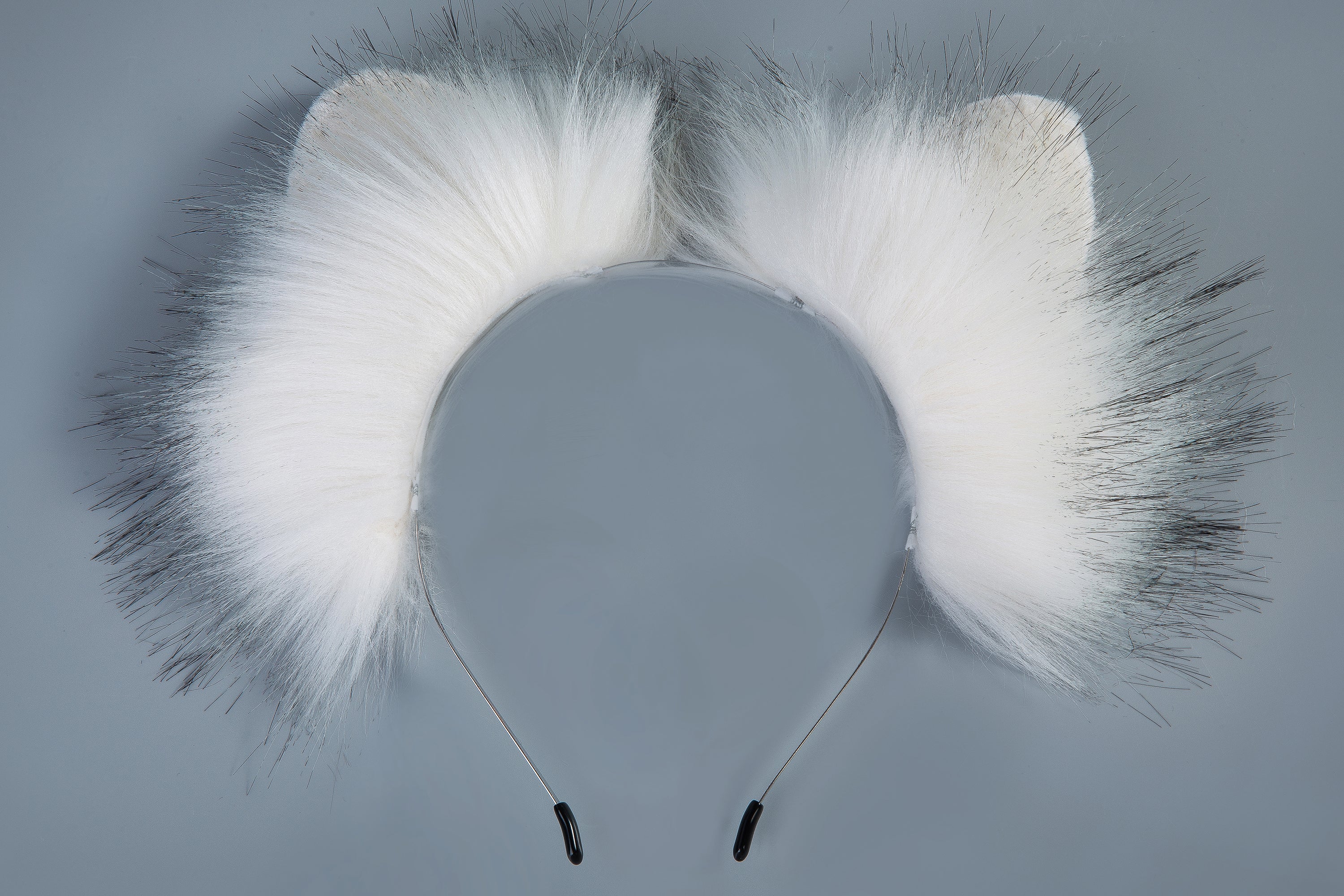 white cat ear headband fox ear kitten ear wolf ear bdsm petplay ear neko ear cosplay ear animal ear fur ear kittenplay ear anime cosplay